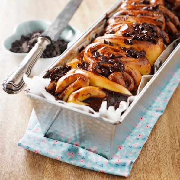 Brioche de chocolate