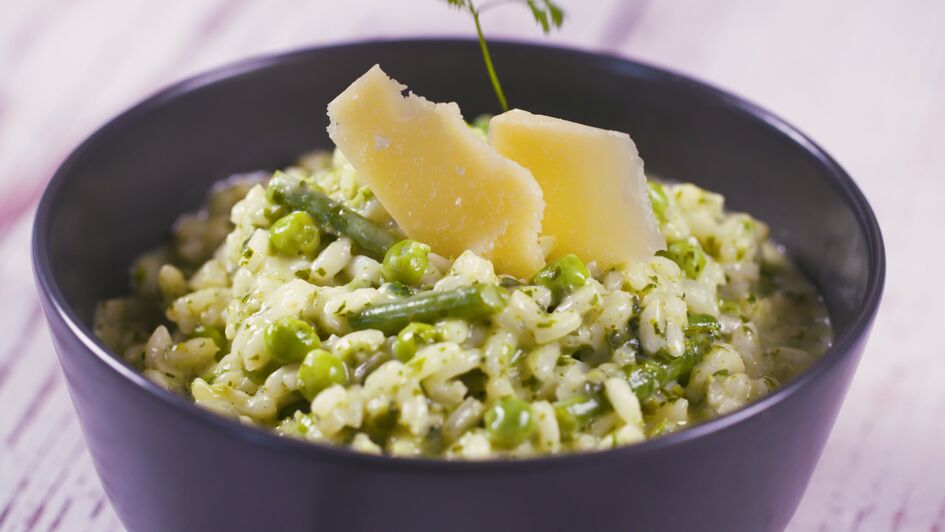 Groene risotto