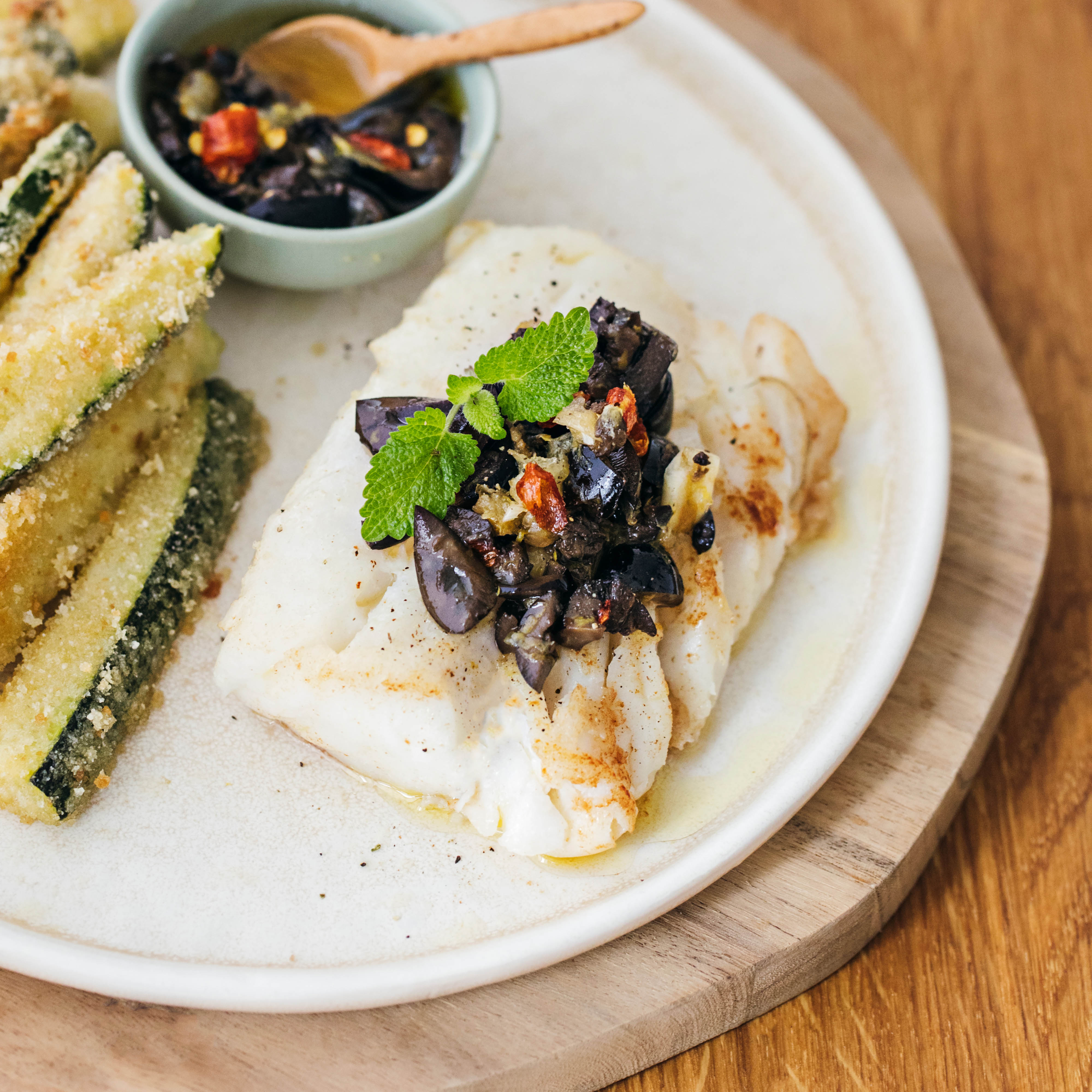 Bacalao estilo mediterráneo
