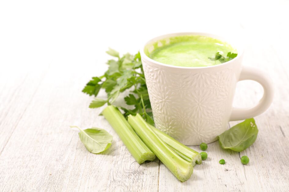 Gazpacho de apio y manzana verde