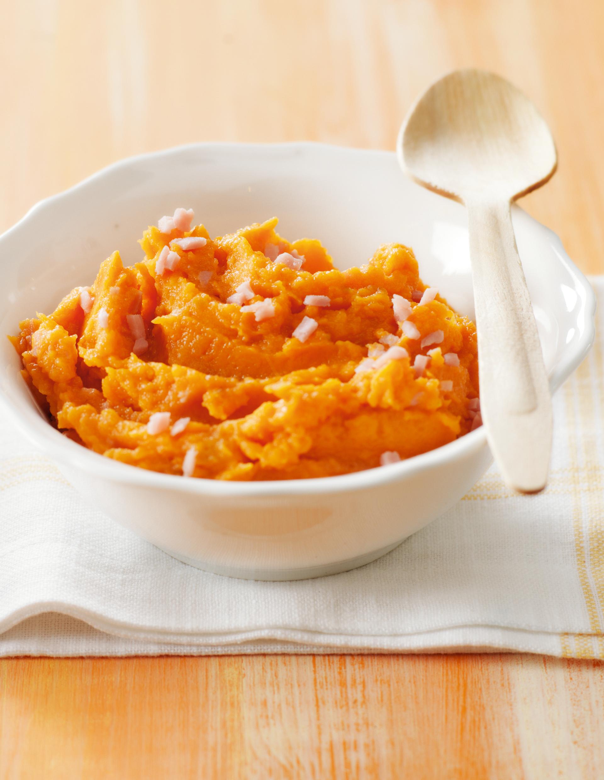 Puré de batata doce e fiambre - Receita Companion Connect | Moulinex