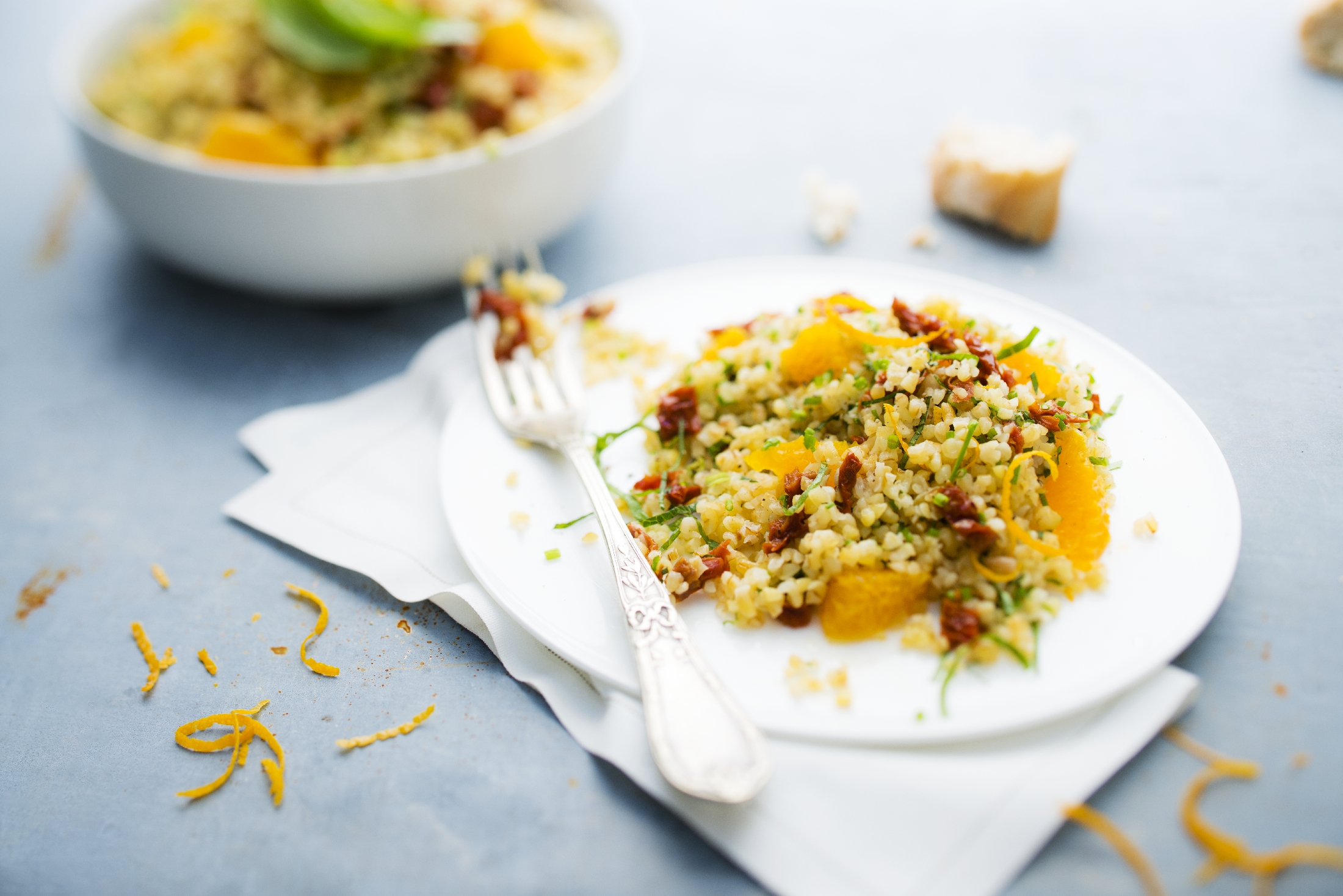 Insalata bulgur erbe aromatiche