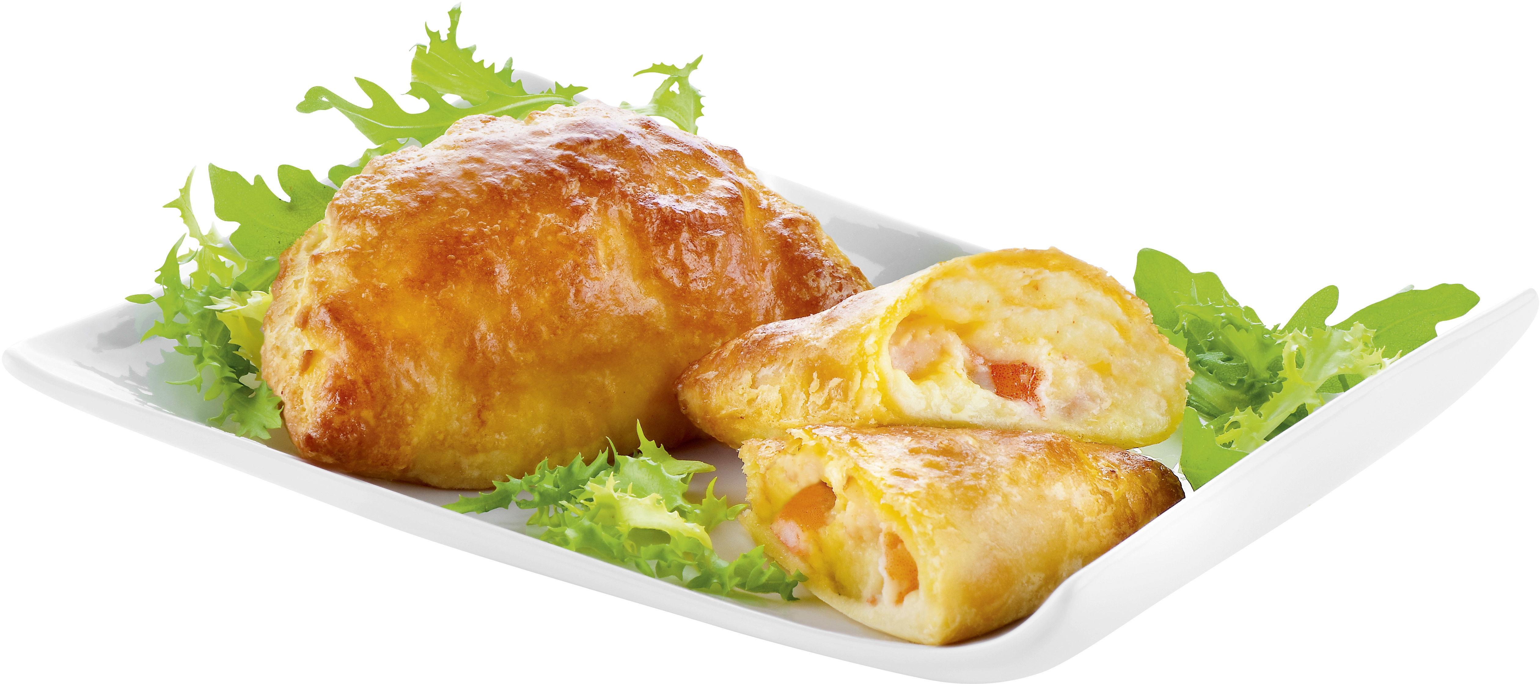 Teigtaschen mit krabbenfüllung