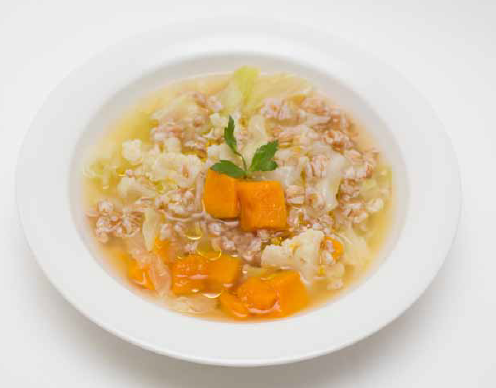 Minestrone di farro e verdure