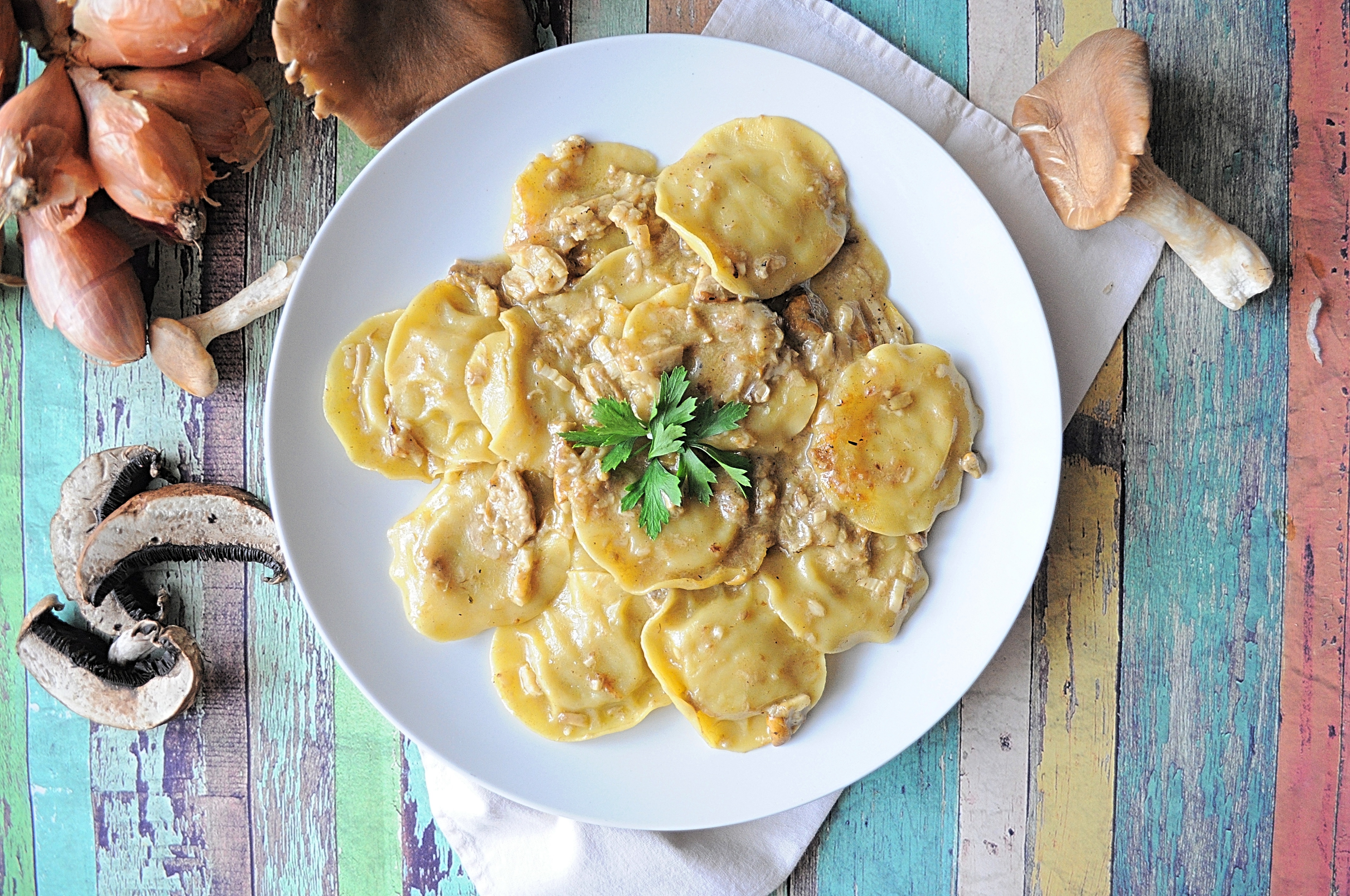 Ravioli ai funghi