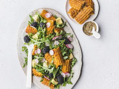 Ensalada de maíz a la parrilla