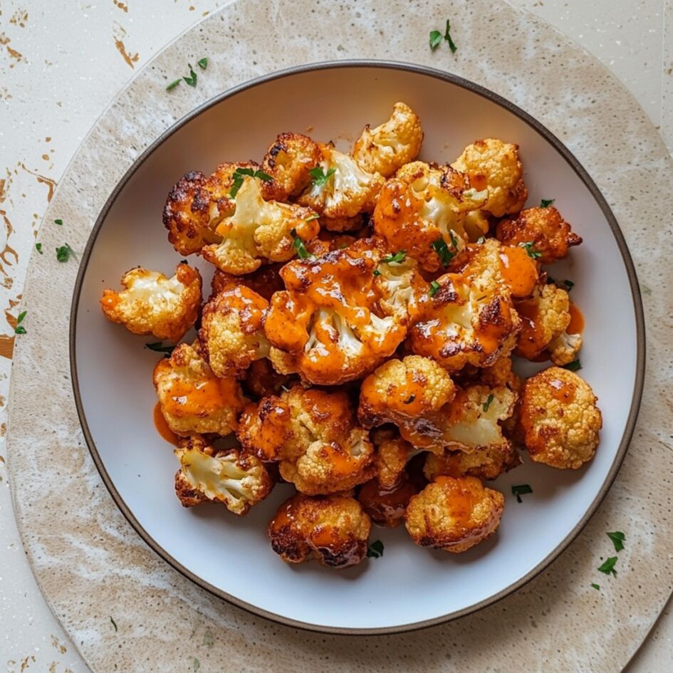 Buffalo wings di cavolfiore croccanti