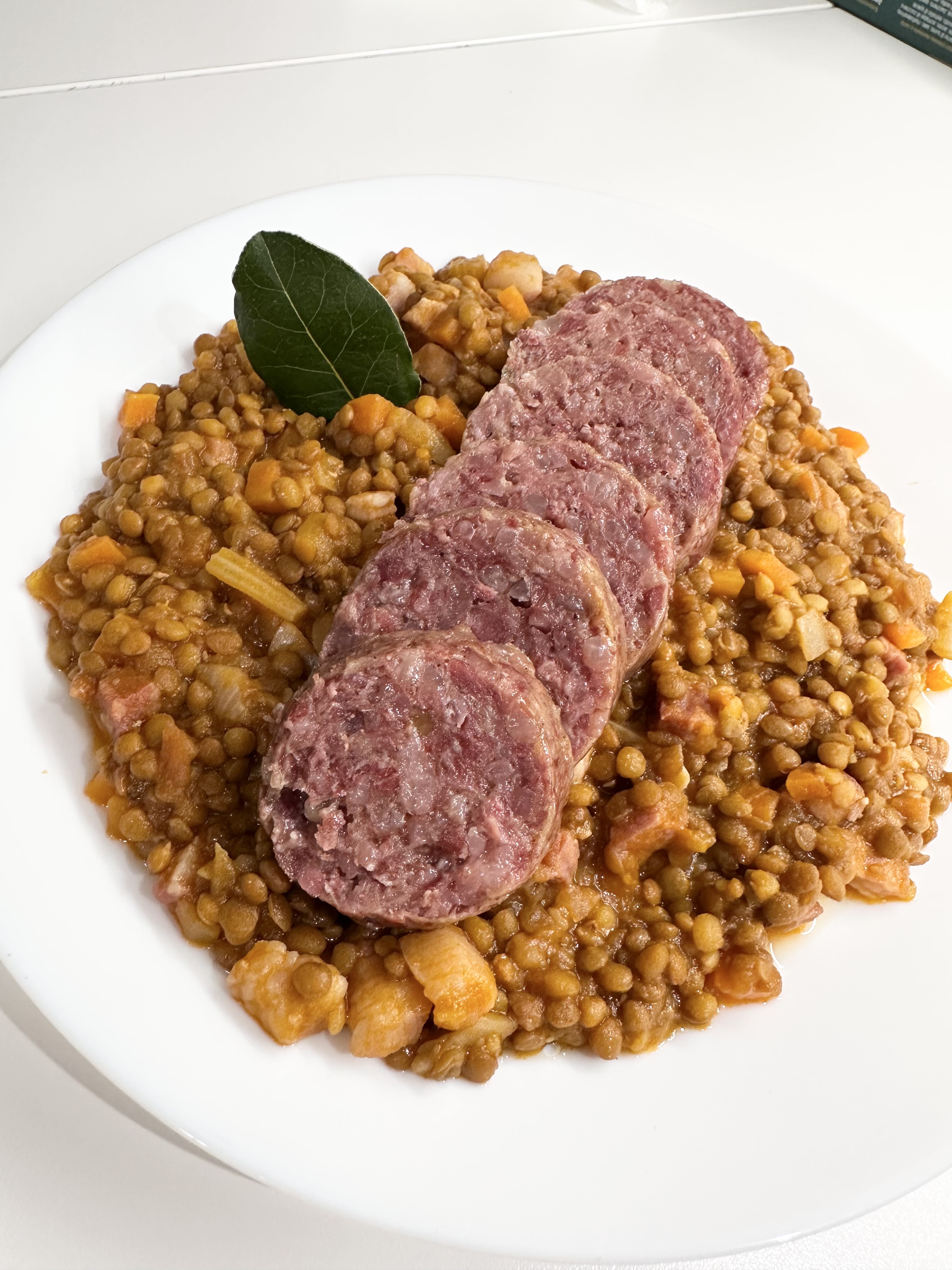 Lenticchie e cotechino precotti