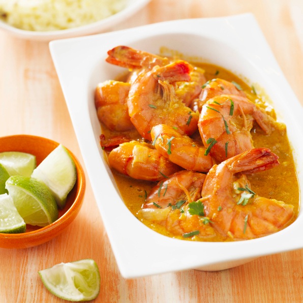 Curry de crevettes