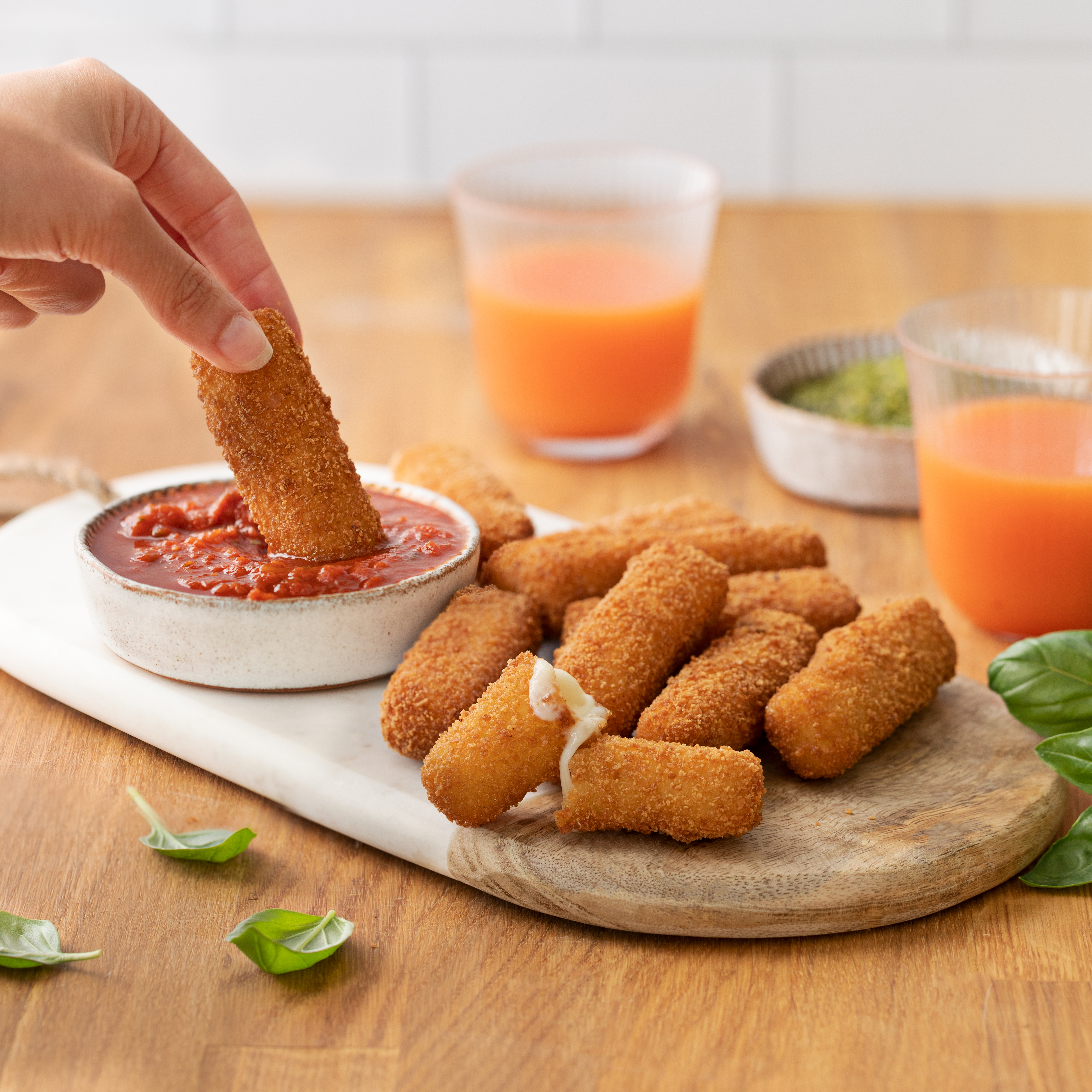 Palitos de mozzarella