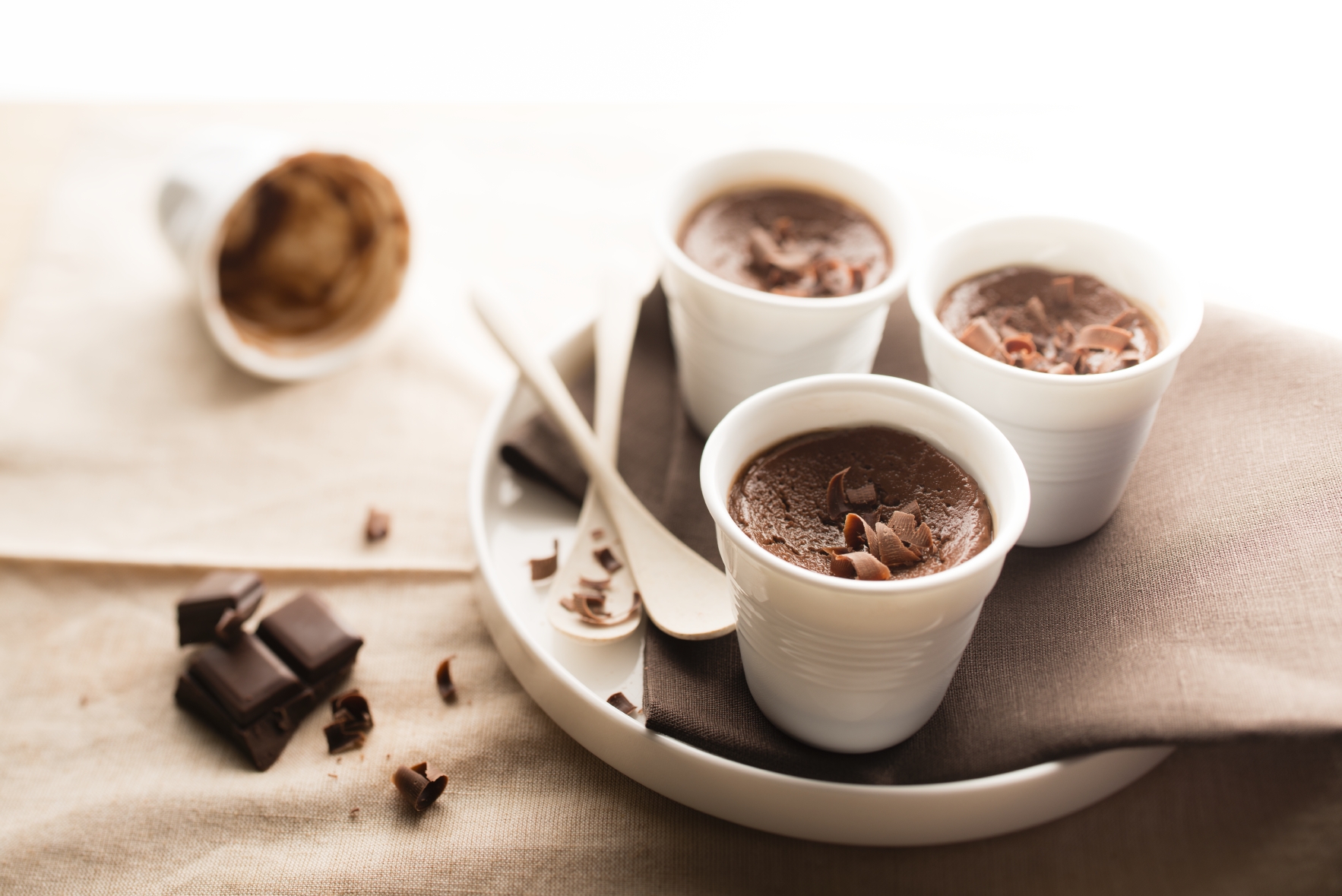 Crema suave de chocolate