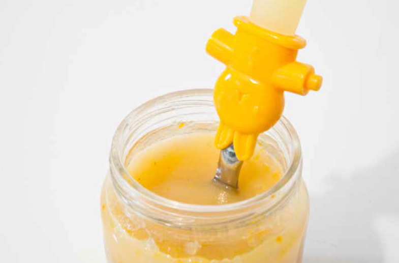 Omogeneizzato di frutta al vapore