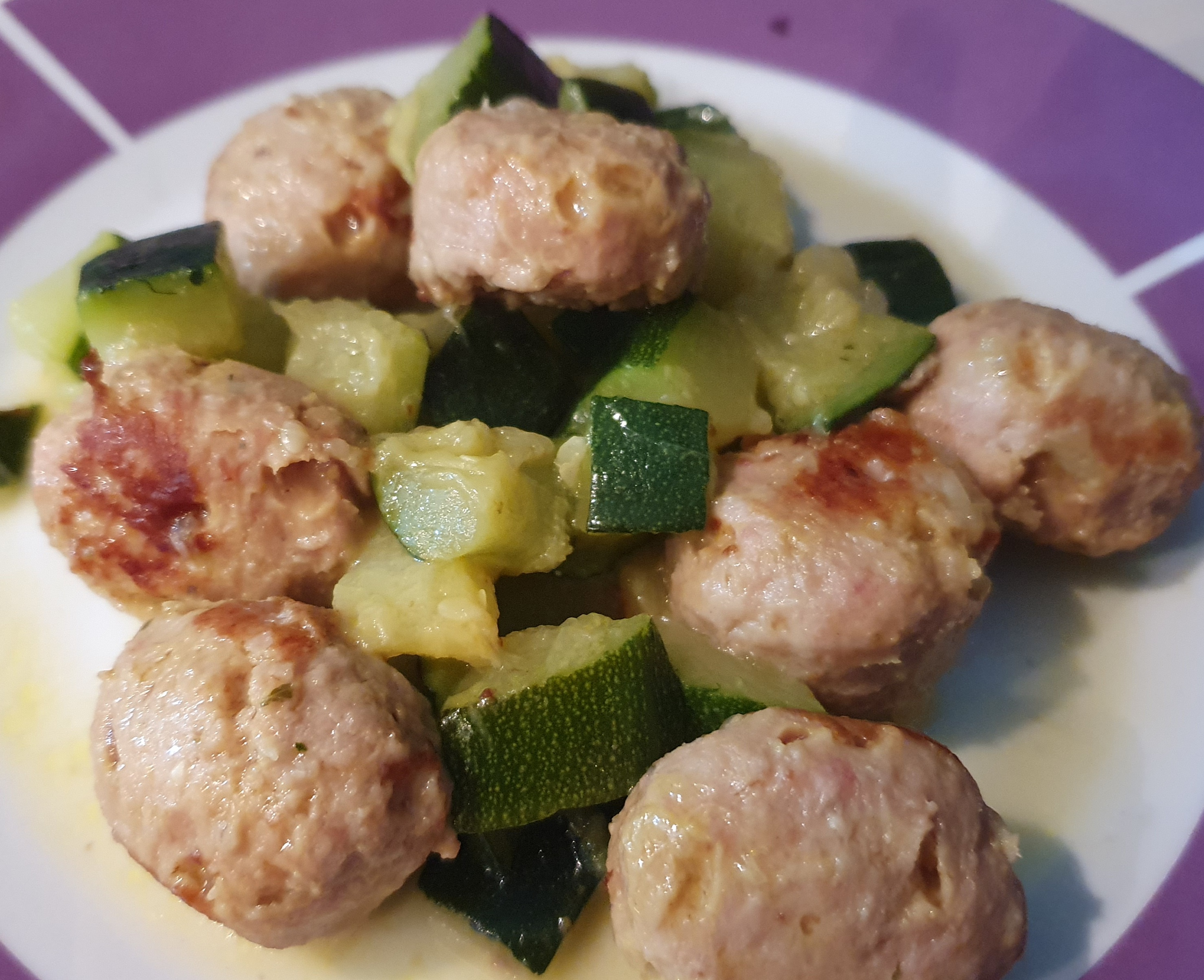 Polpettine e zucchine