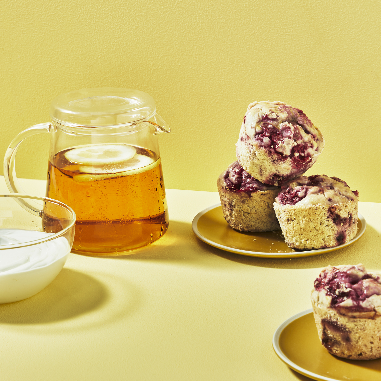 Glutenfreie amerikanische Himbeer-Scones