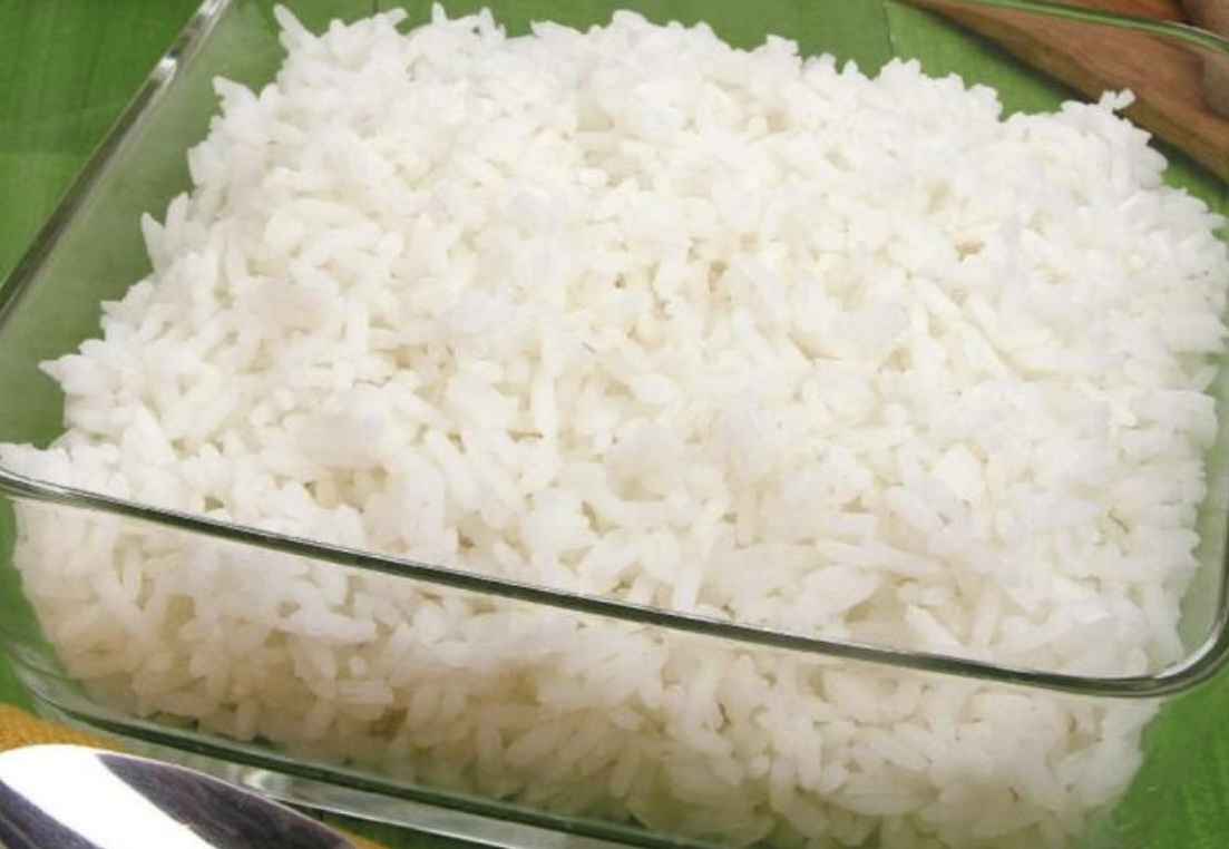 Arroz ao vapor
