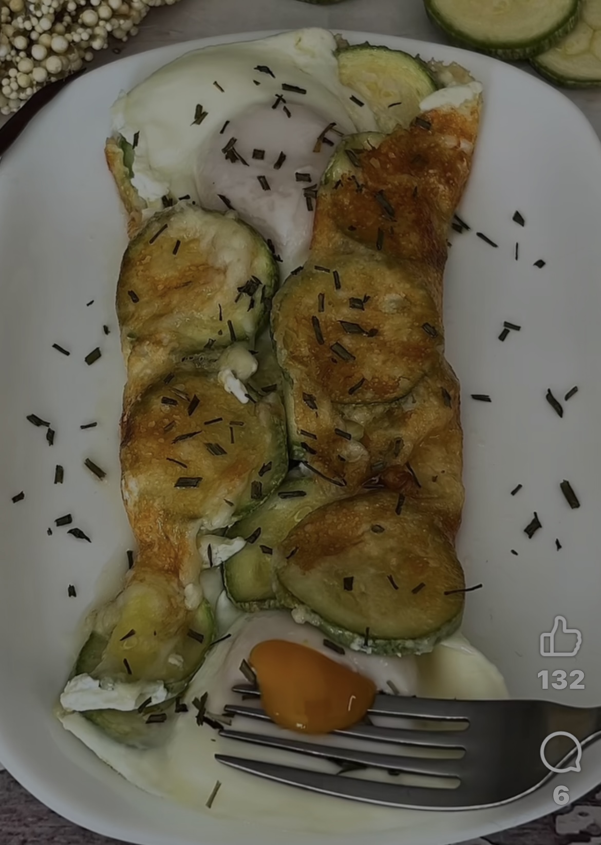 Rotolo zucchine e uova