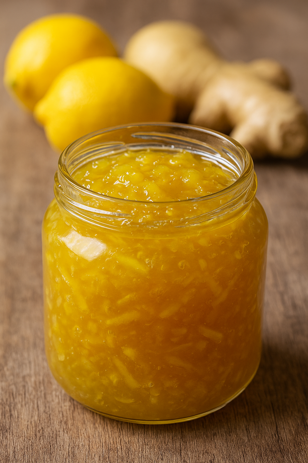 Mermelada de limón y jengibre