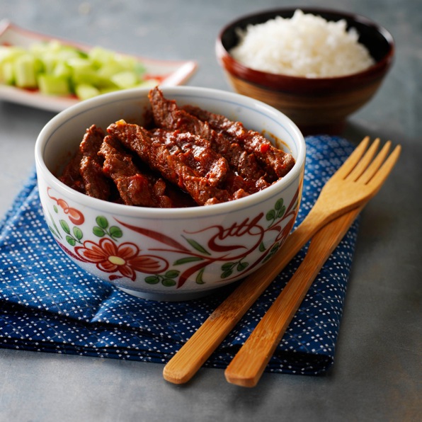 Satay de ternera
