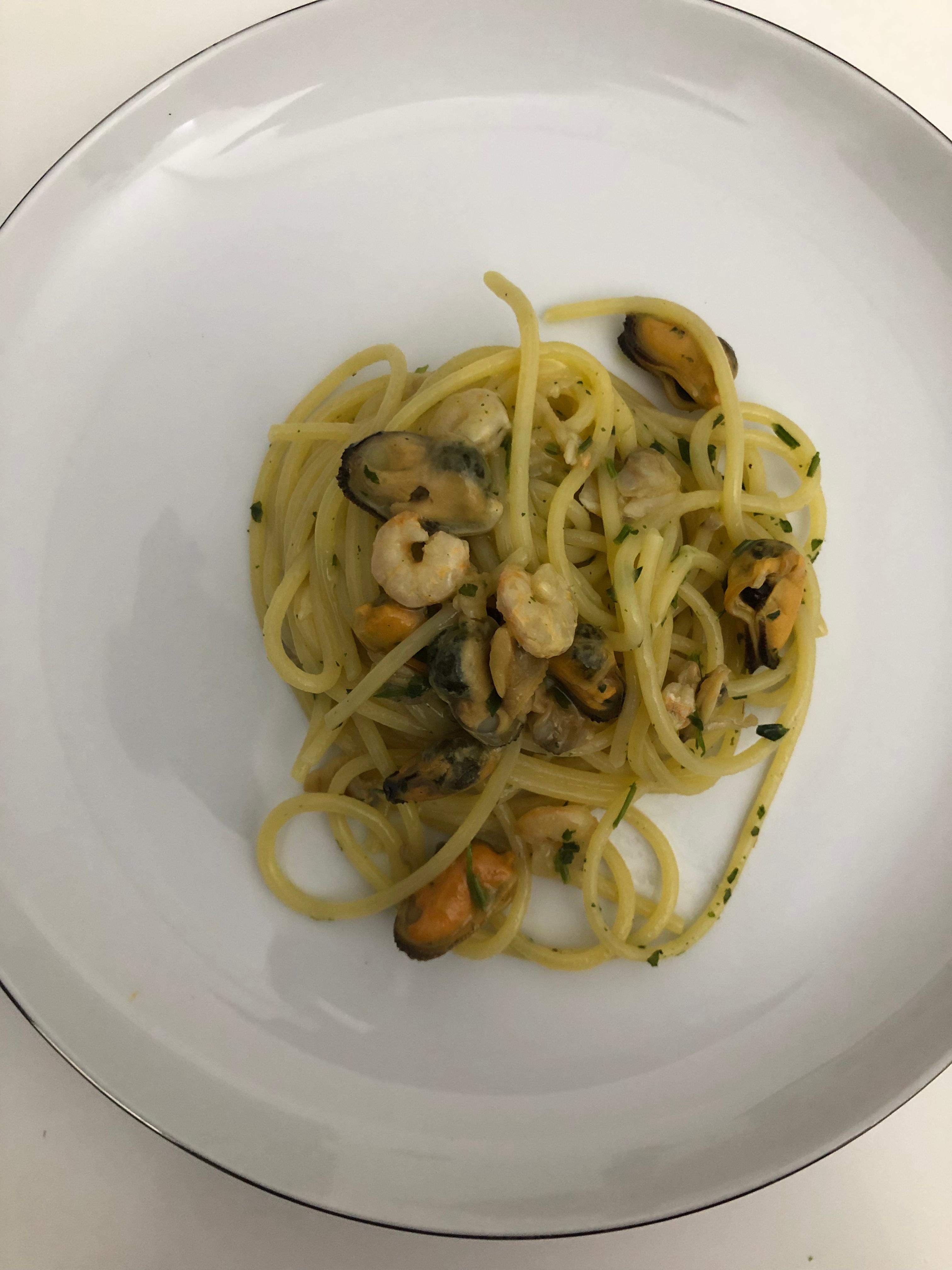 Spaghetti cozze e vongole