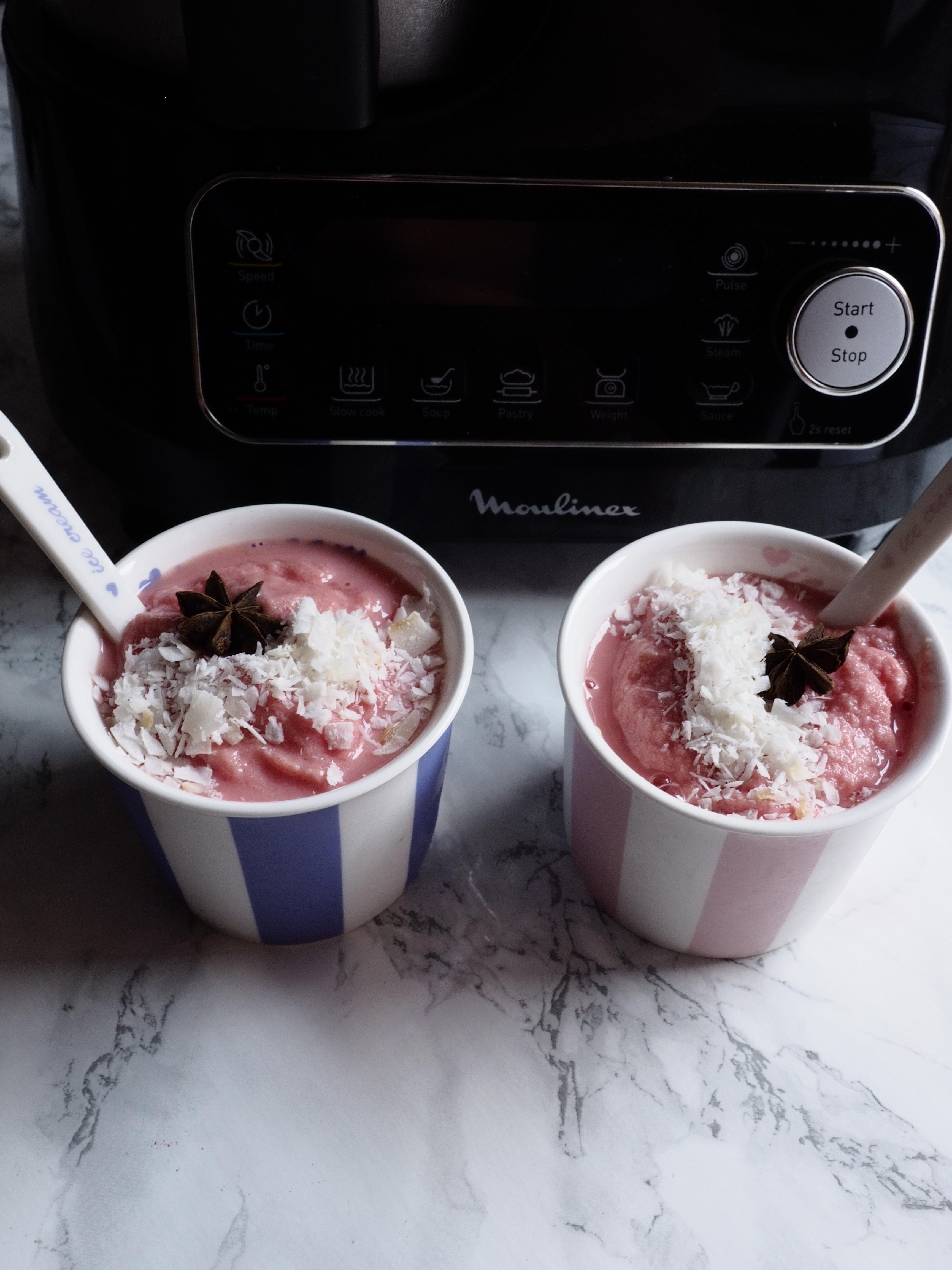 Frozen yogur de sandía