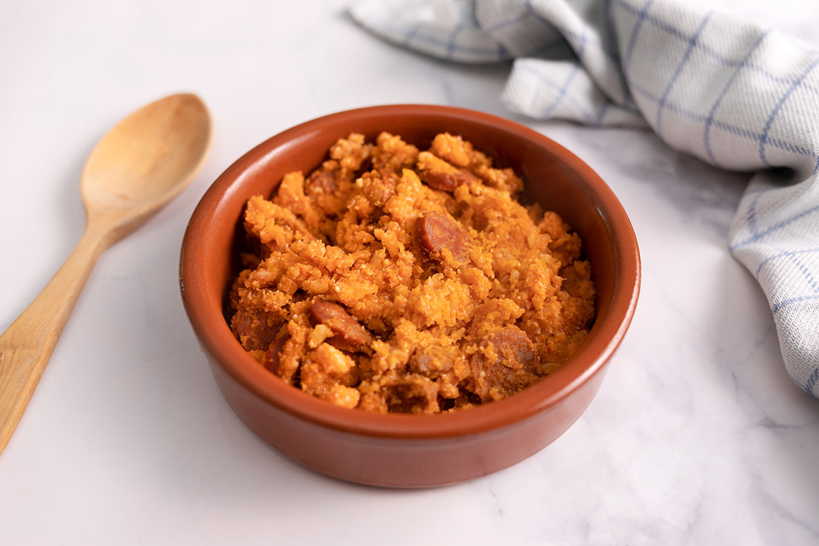 Migas manchegas de coliflor