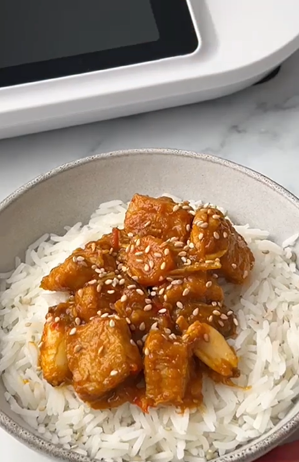 Pollo con almendras Realfooding