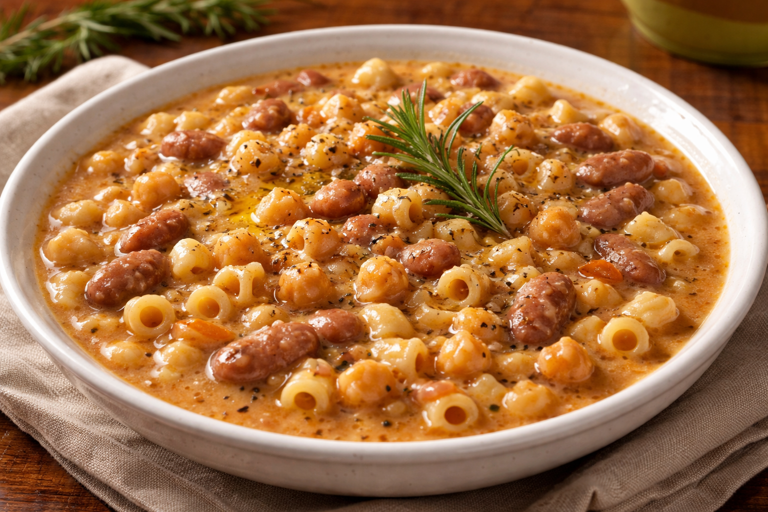 Pasta ceci e fagioli