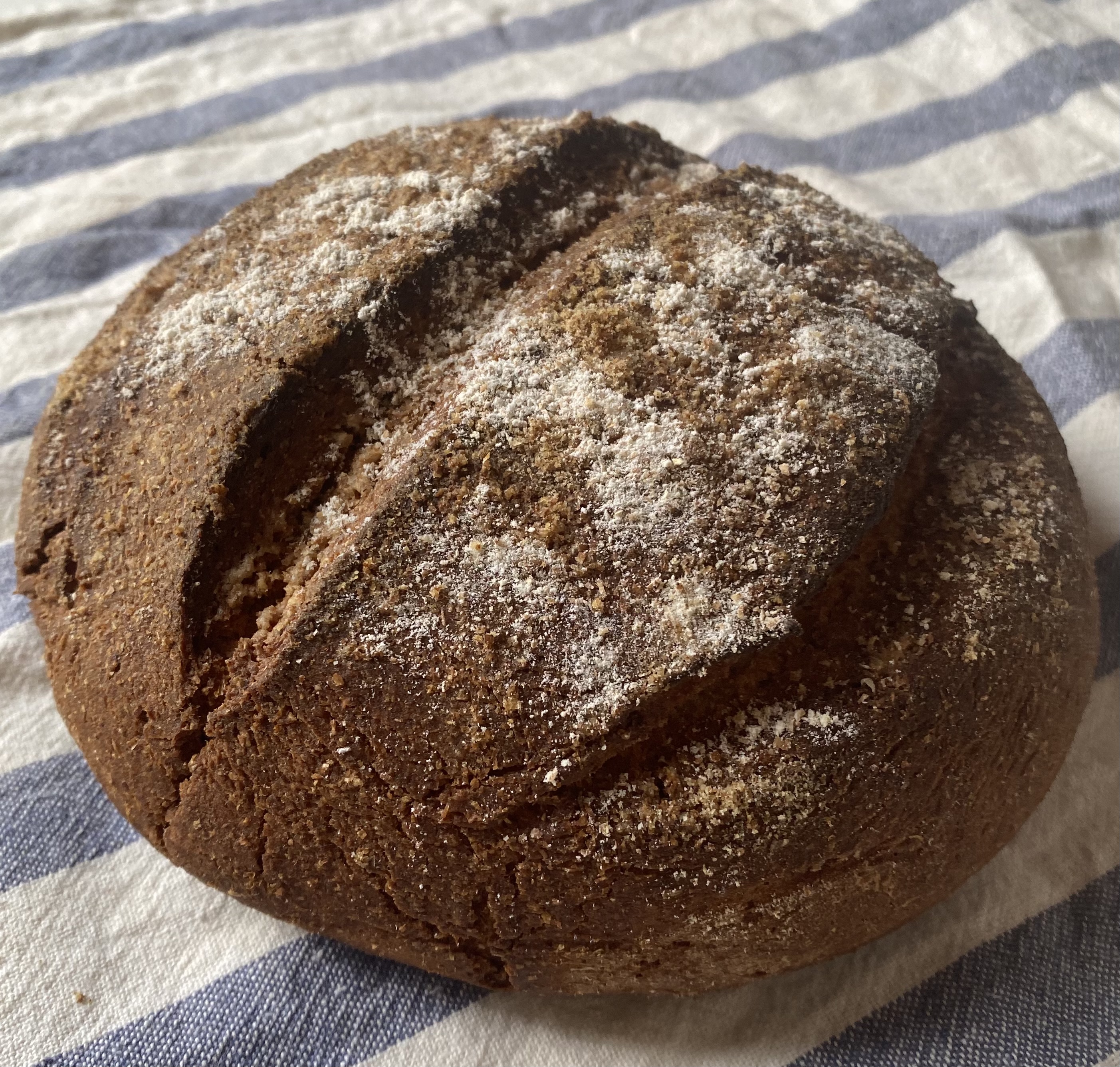 Pan de centeno o pan negro alemán
