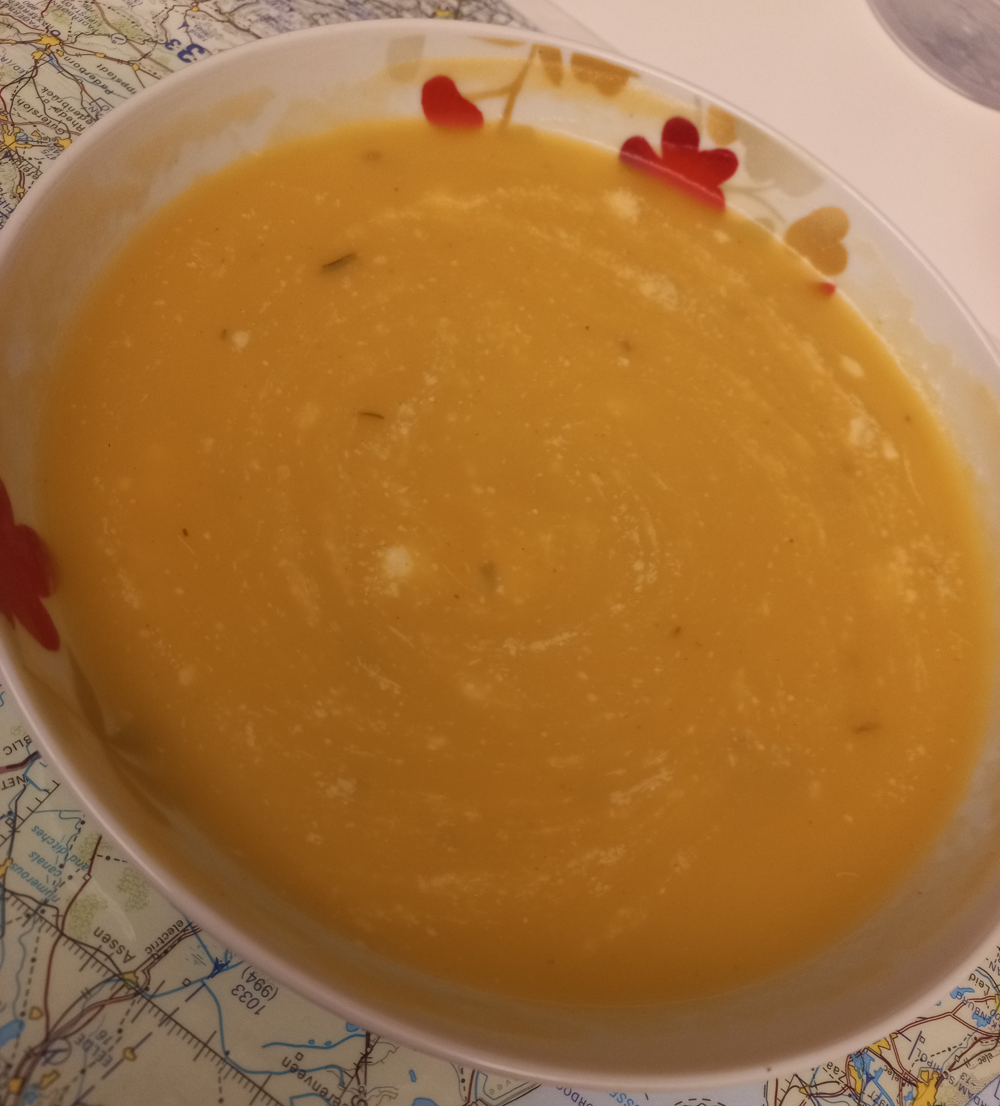Vellutata zucca, patate e porro