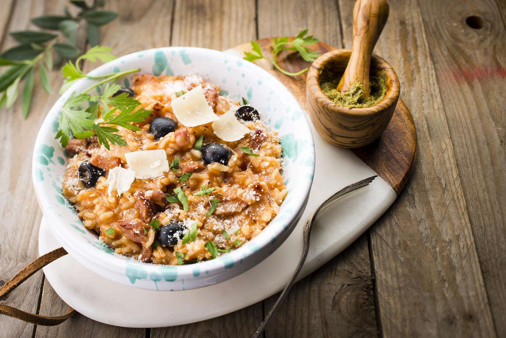 Risotto improvisado