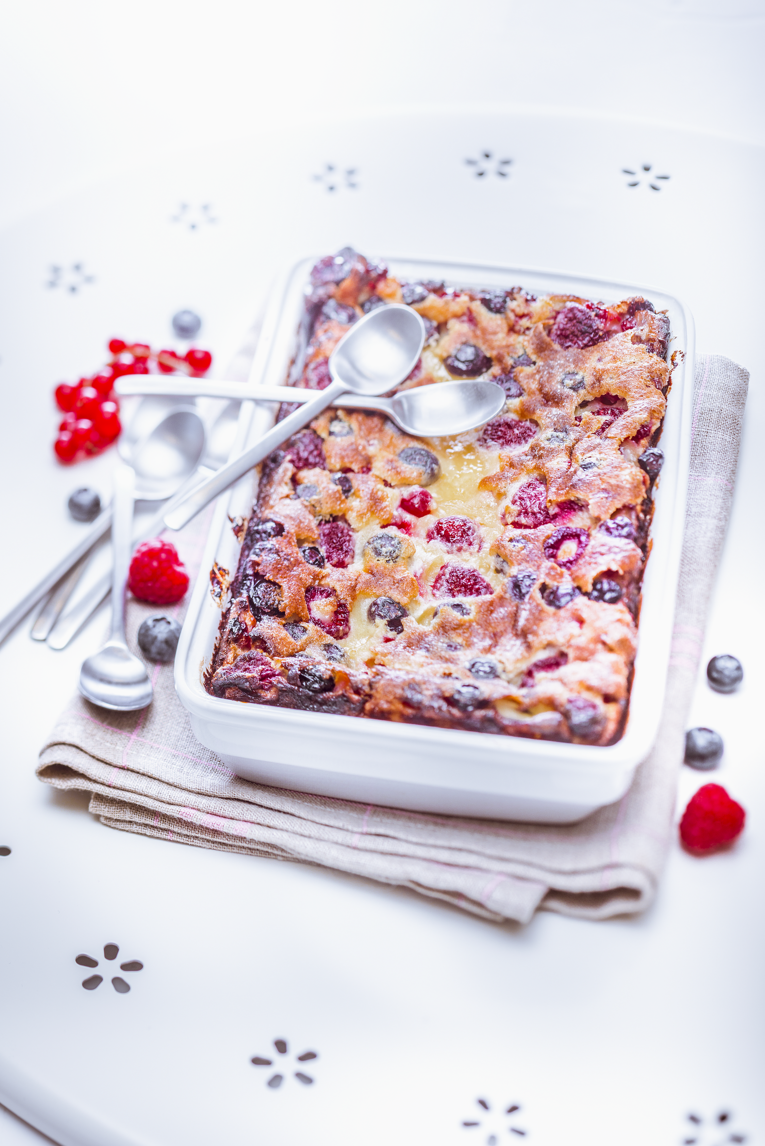 Clafoutis mit Früchten