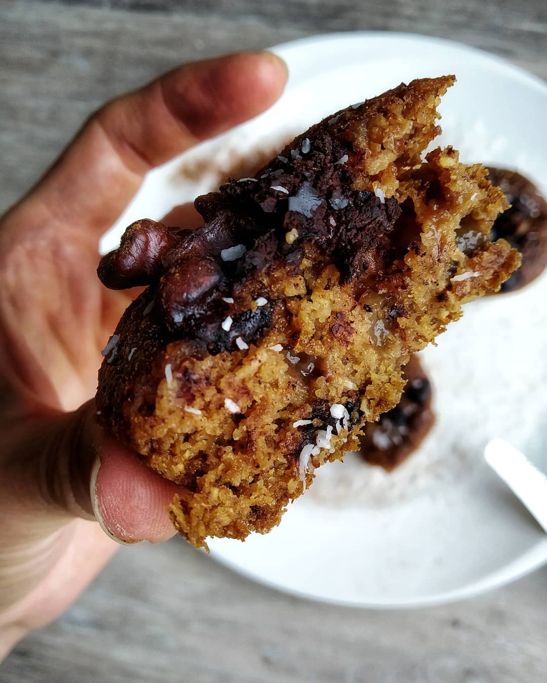Muffin noci e cocco