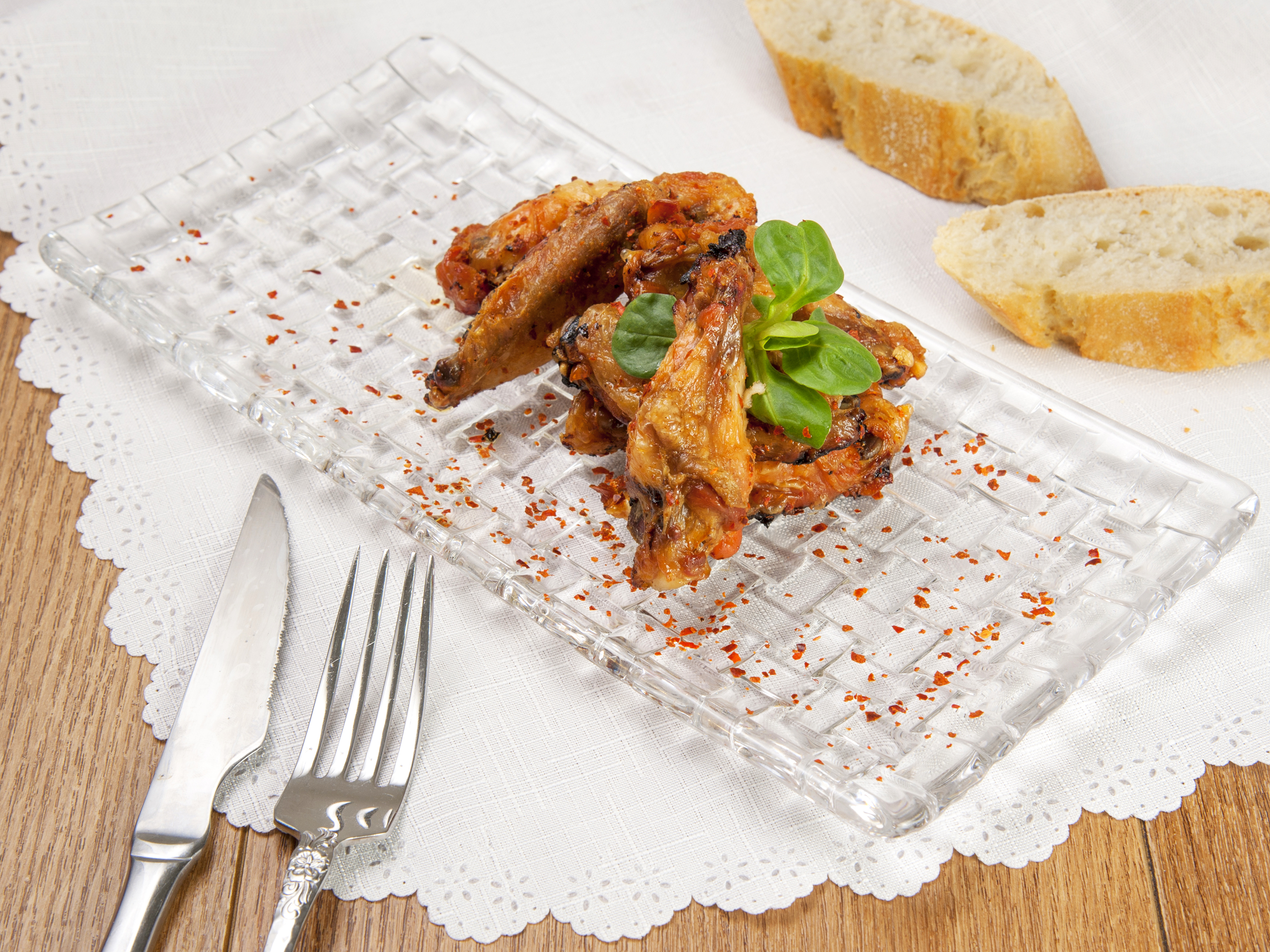 Alitas de pollo picantes