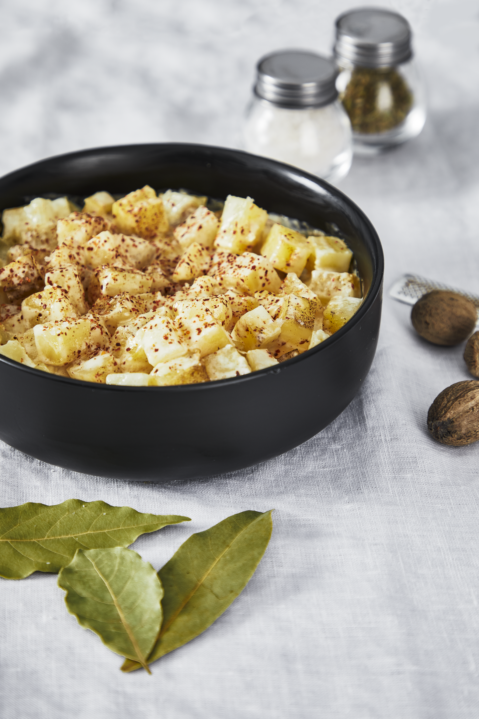 Batatas cremosas