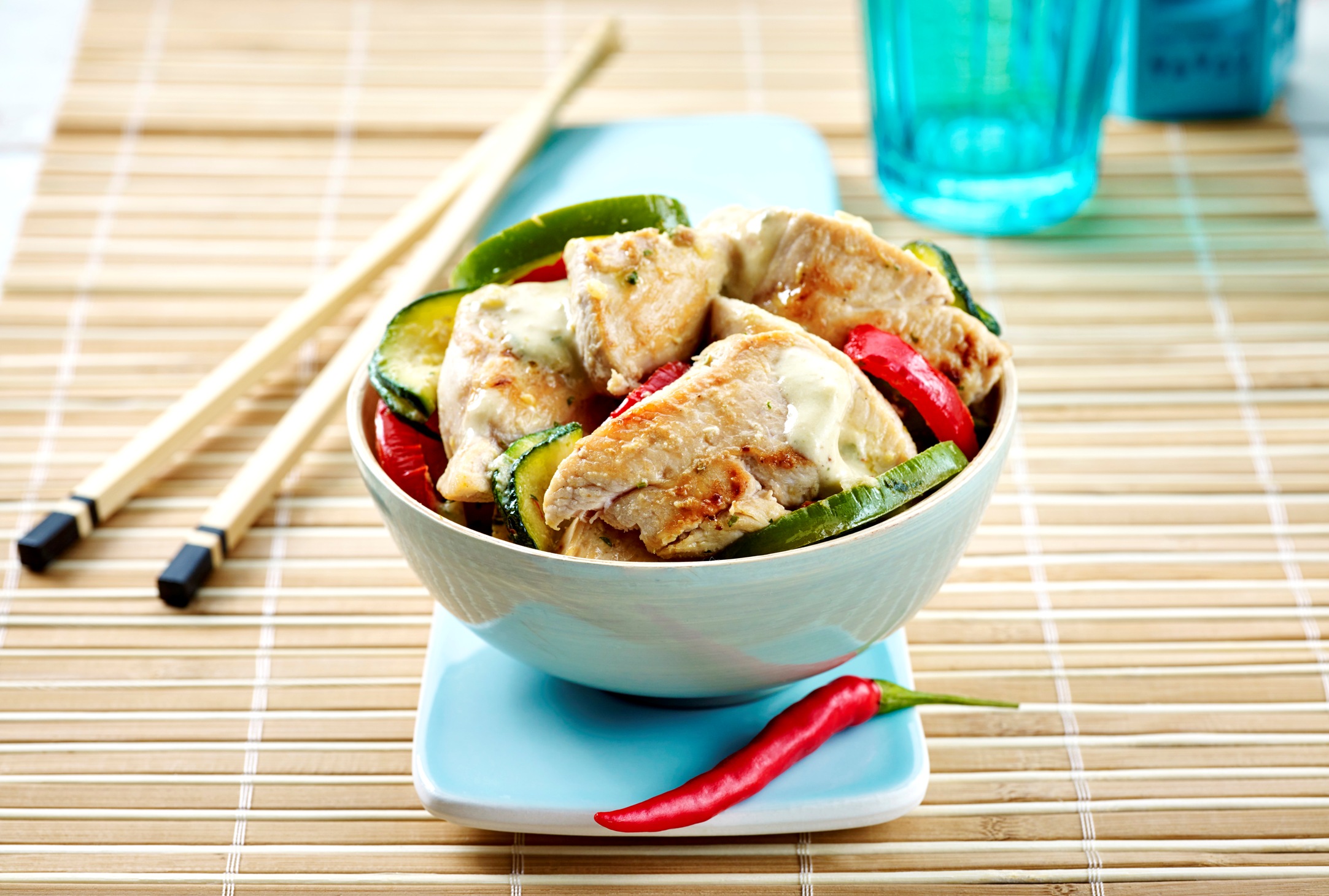 Hähnchencurry auf thailändische Art