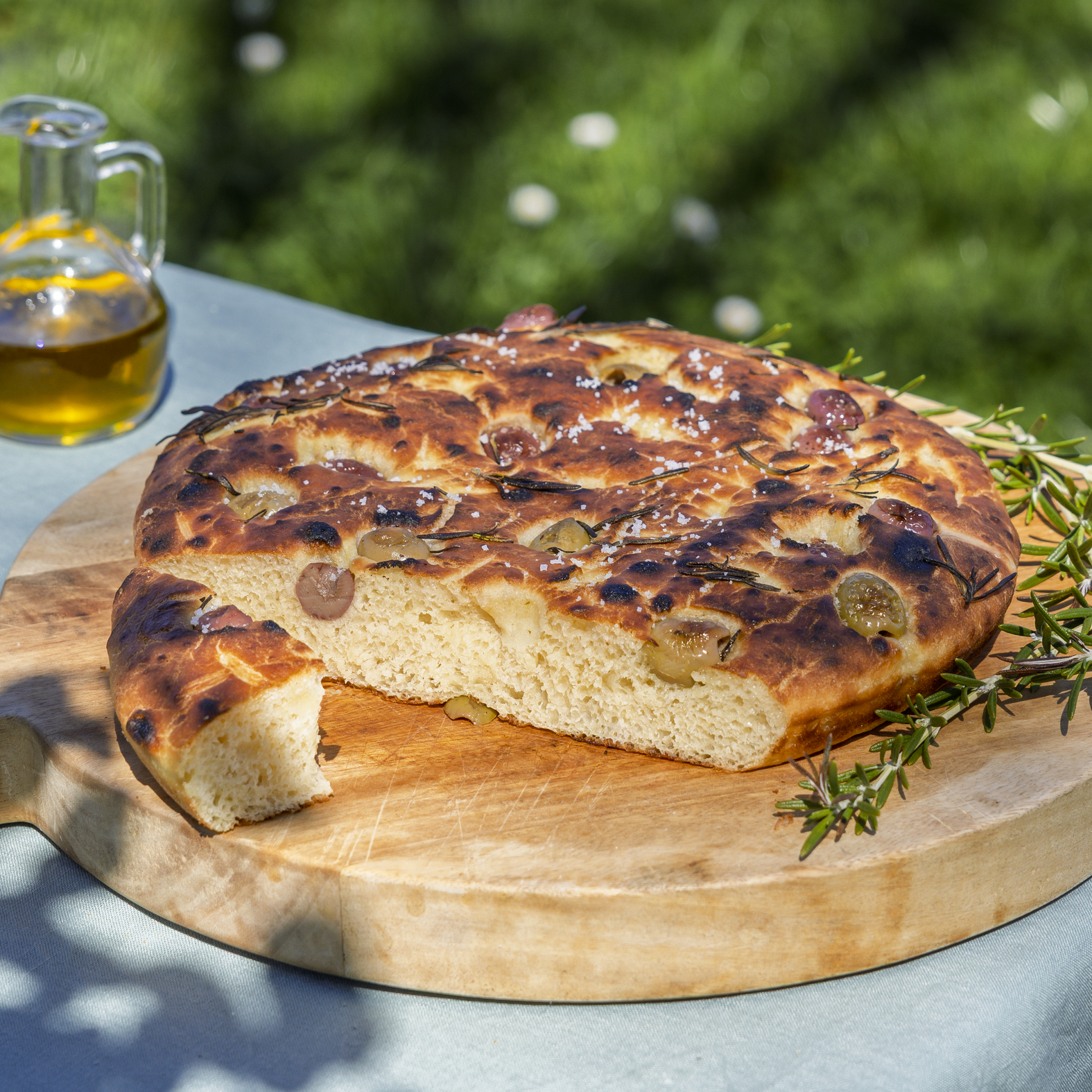 Oliven-Focaccia