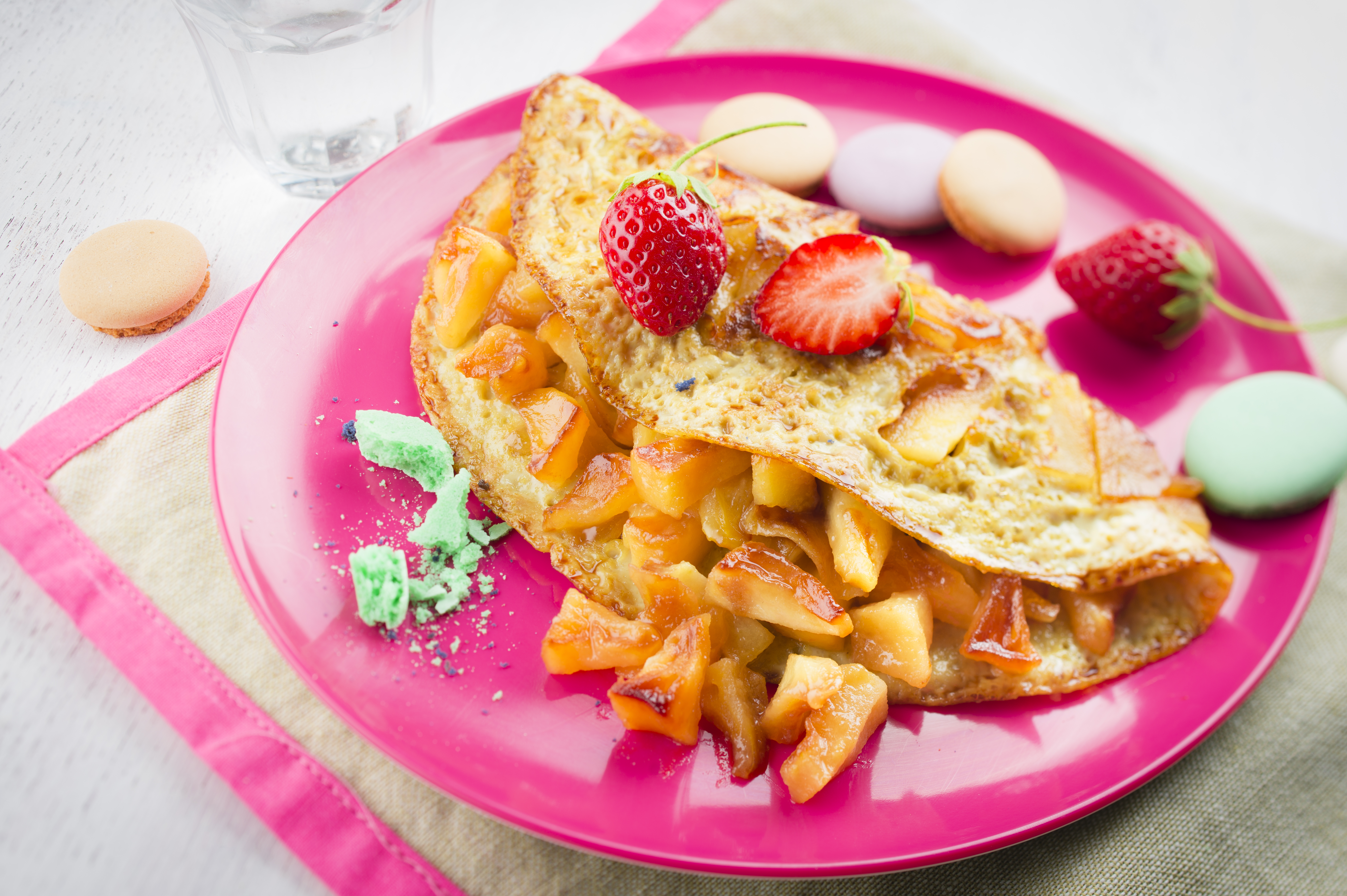 Omelette di mele