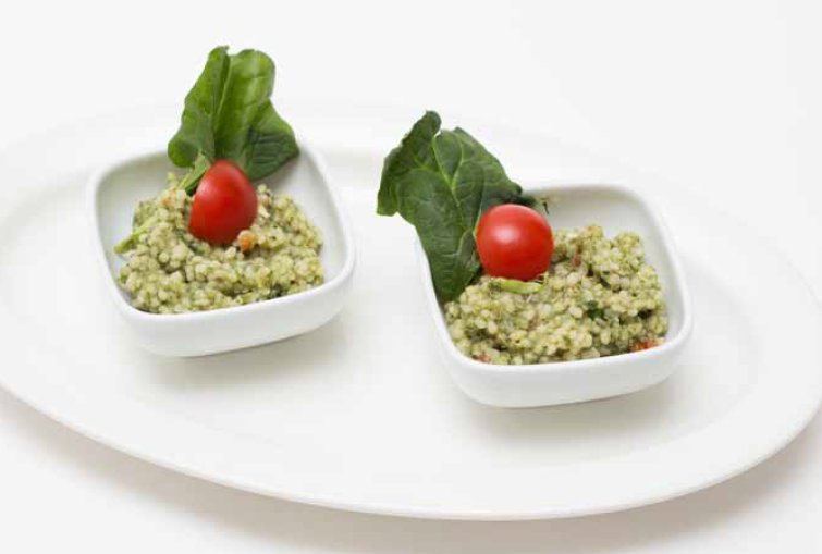 Cuscus di spinaci