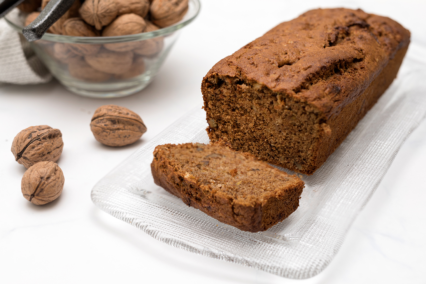 Pan de plátano y nueces
