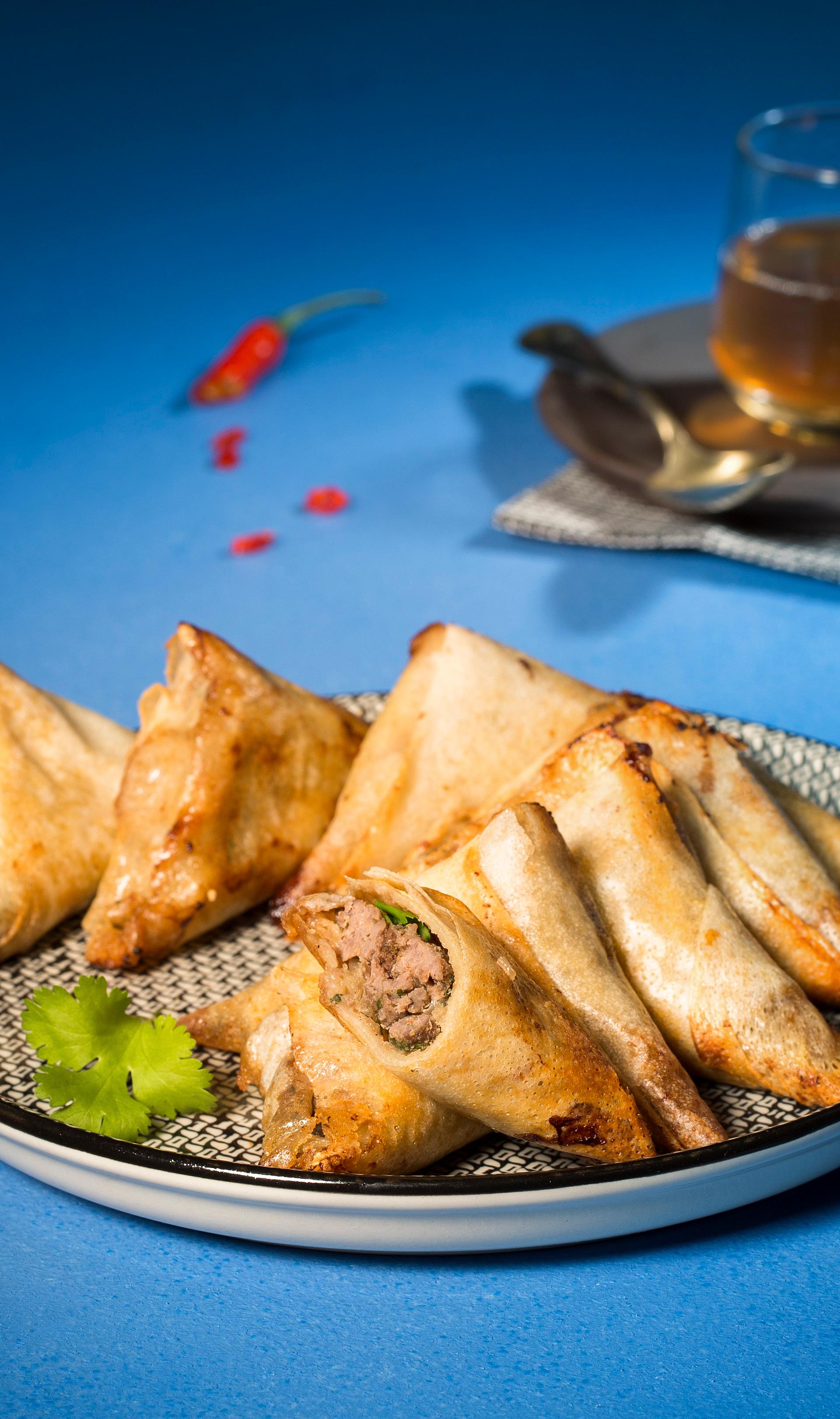 Samosas de ternera al estilo marroquí - Receta Actifry Genius | Tefal