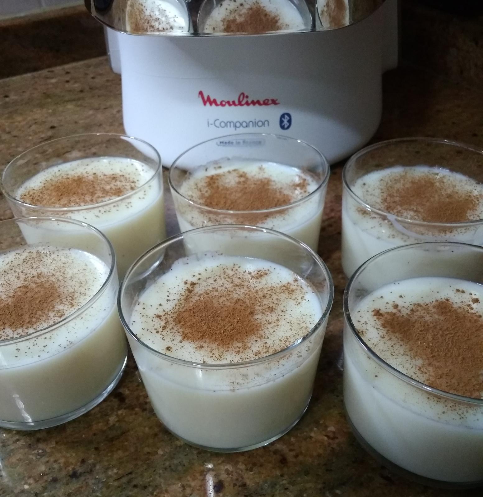 Natillas de leche merengada