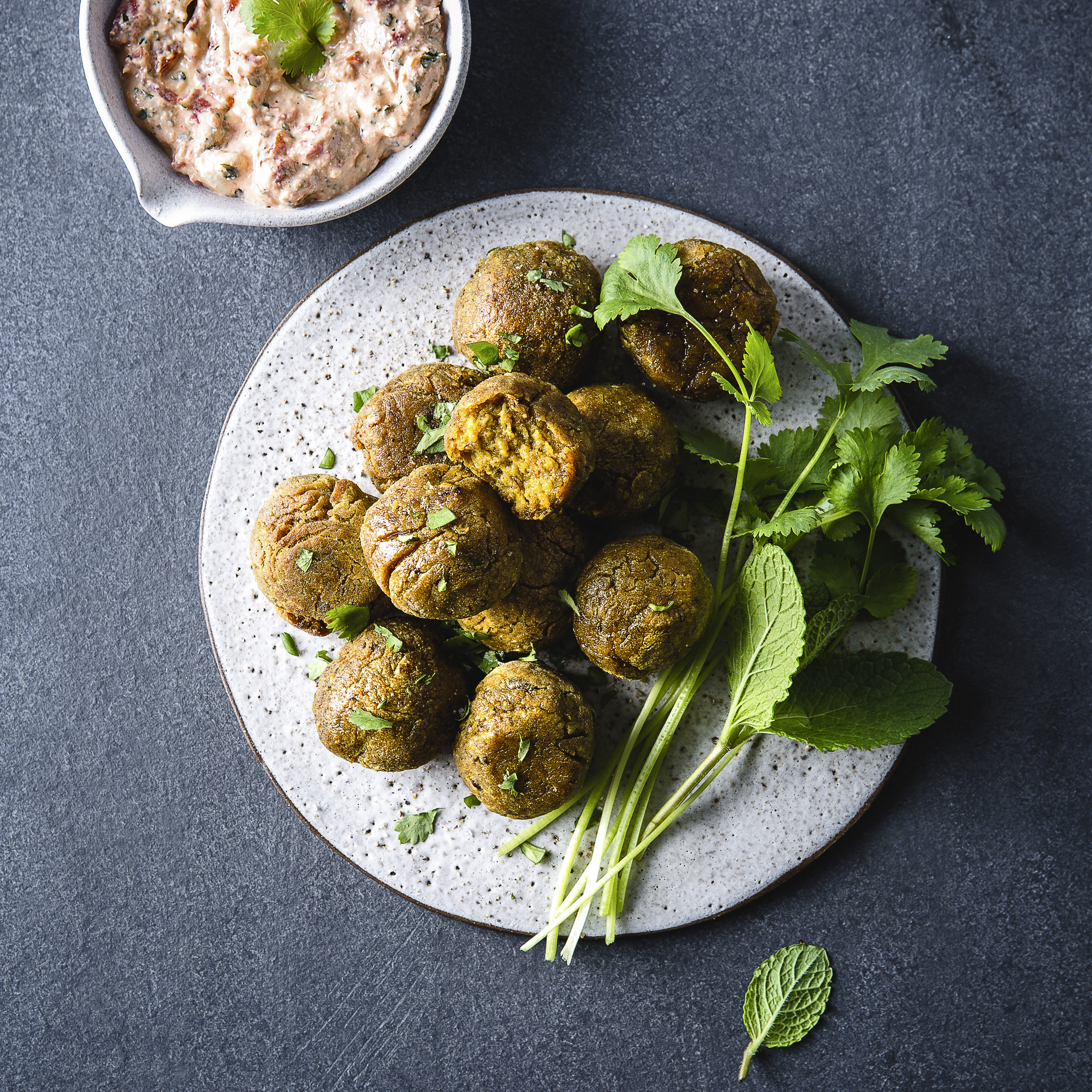Leichte Kidney-Bohnen-Falafel