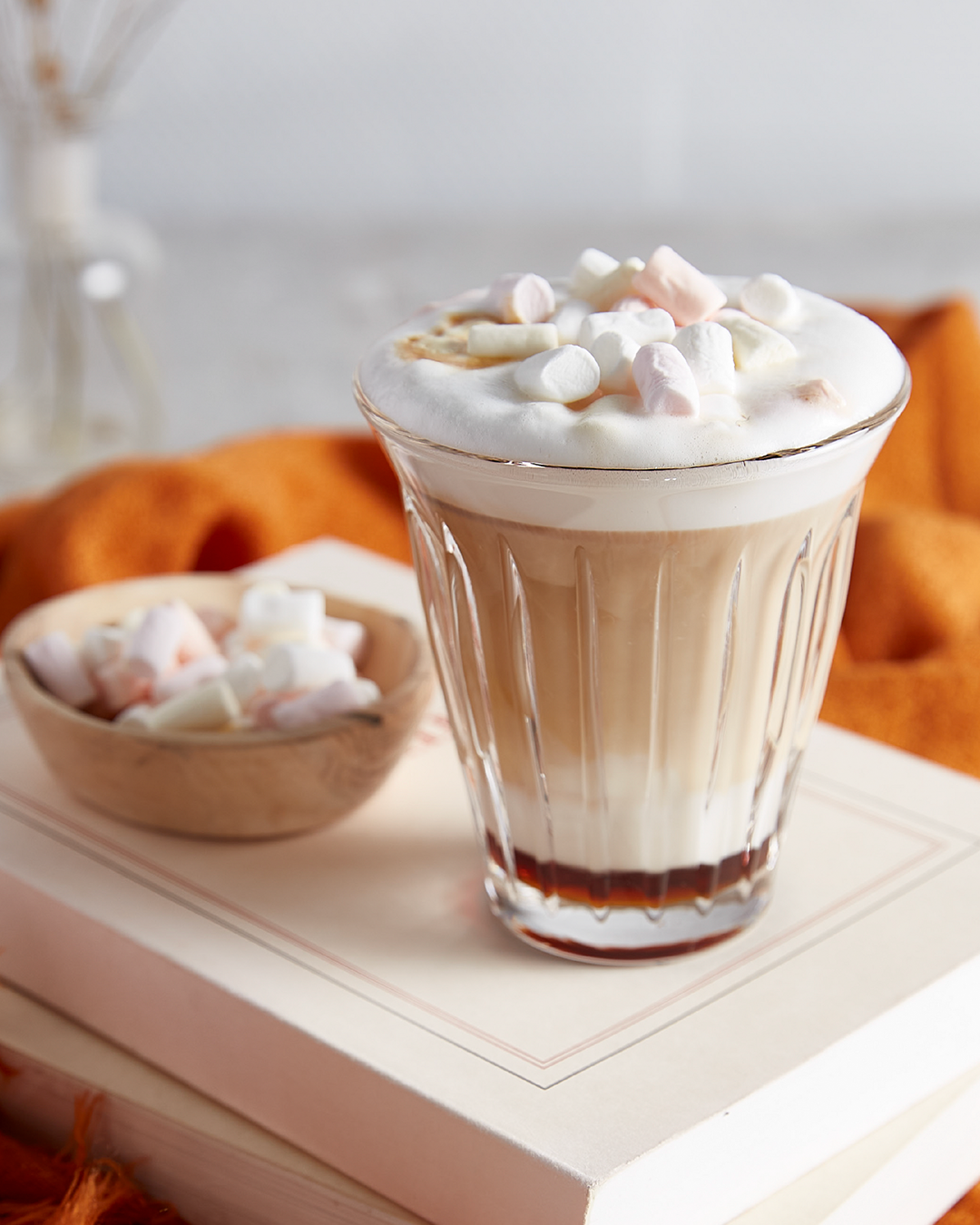 Marshmallow latte macchiato