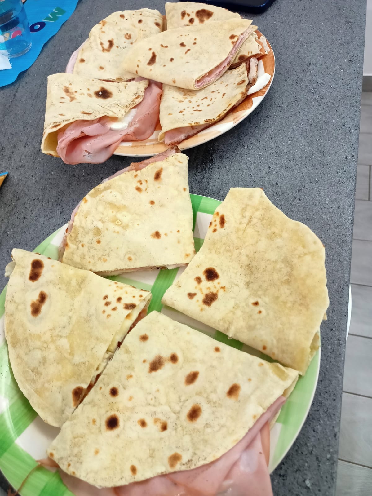 Piadina con latte