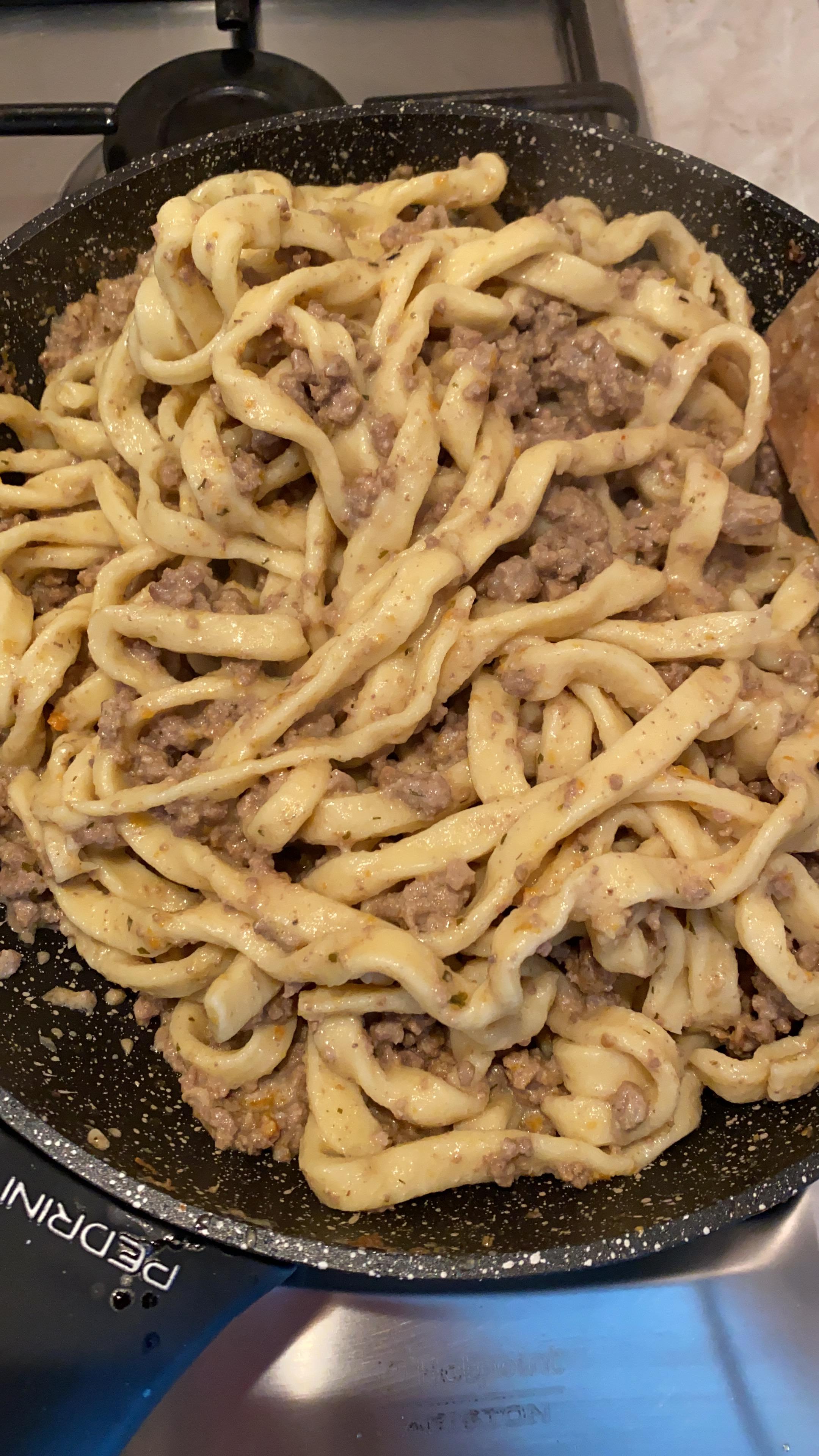 Pasta risottata al ragù