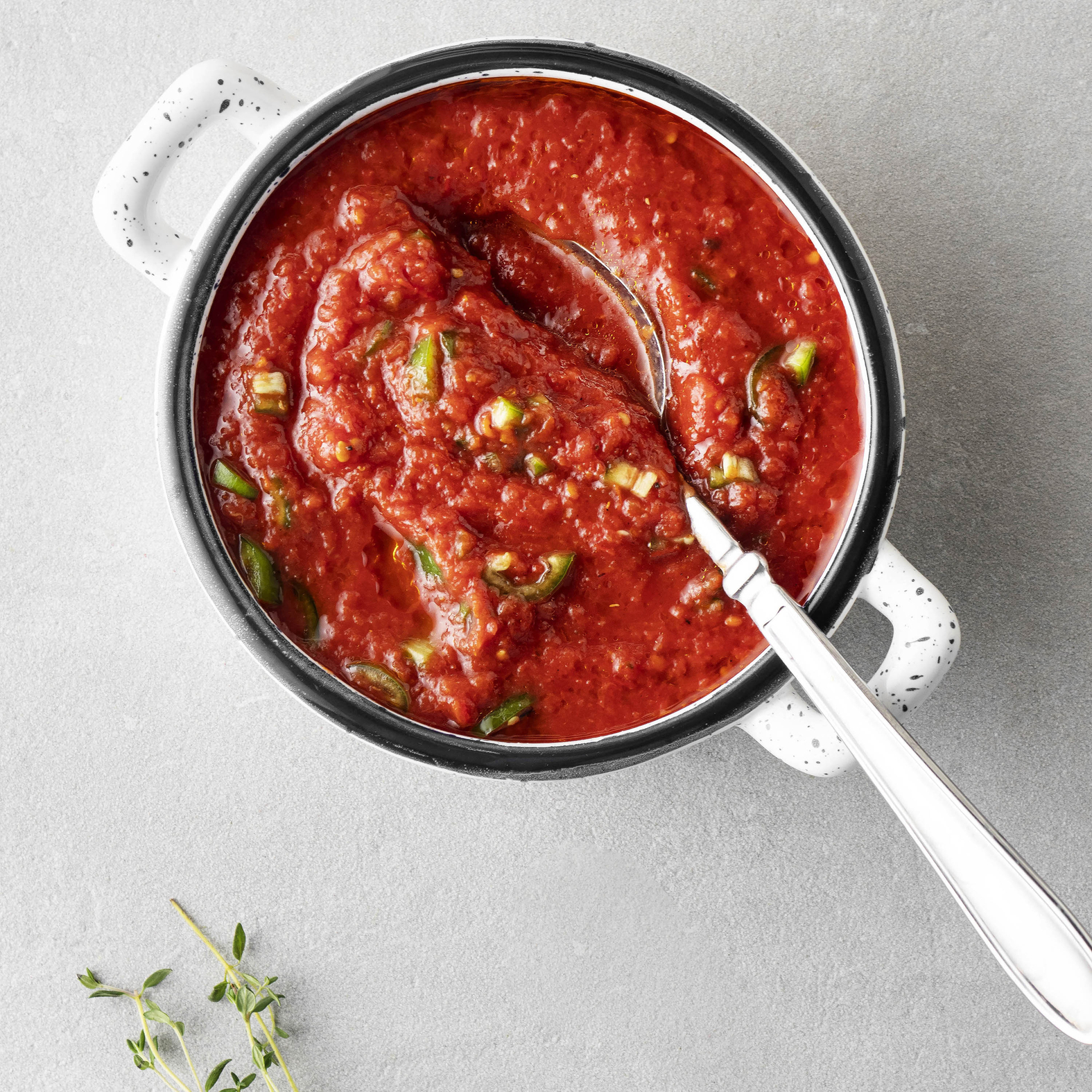 Hausgemachte frische Tomatensauce