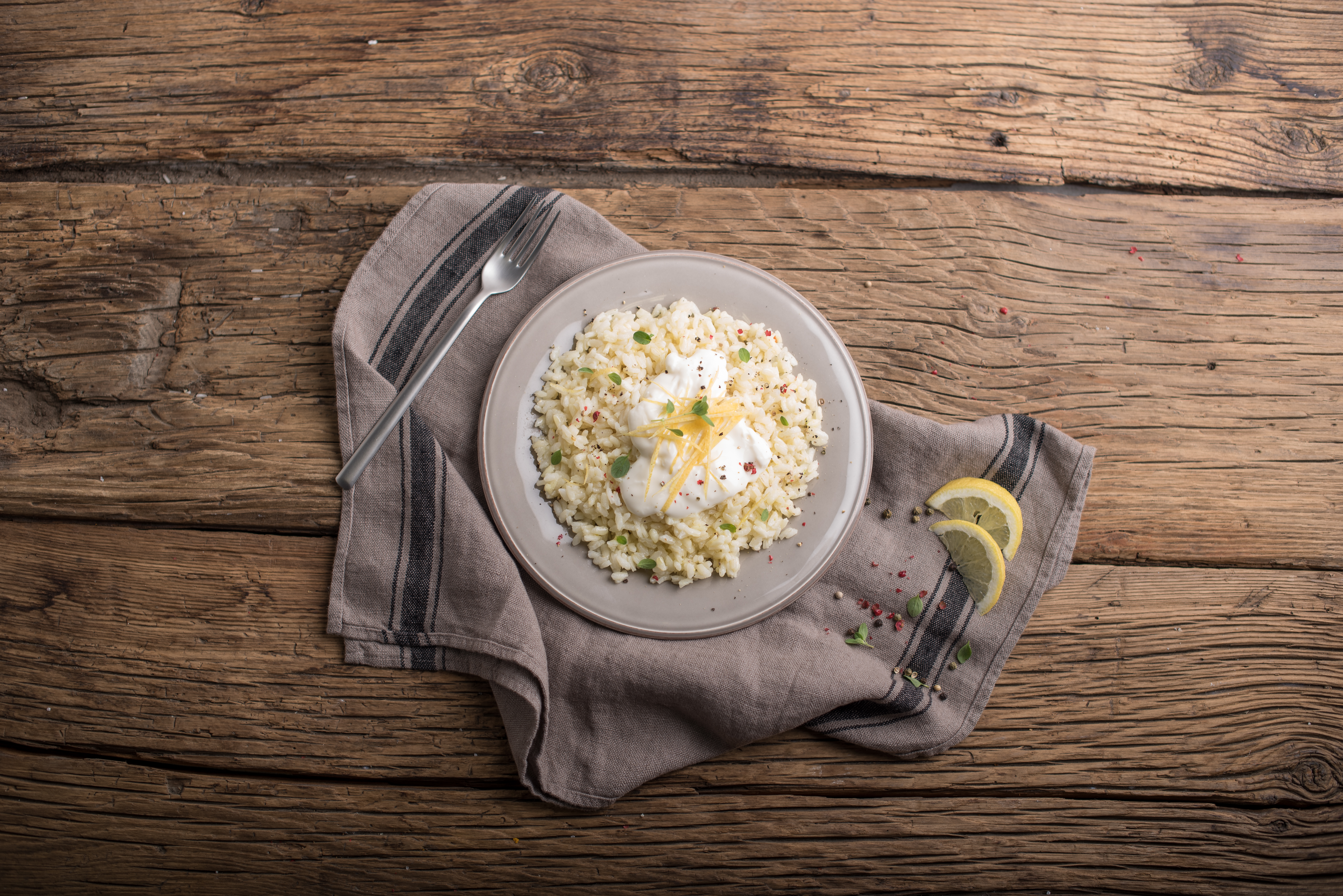 Sautè di riso stracchino e limone