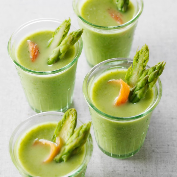 Creme aveludado de espargos