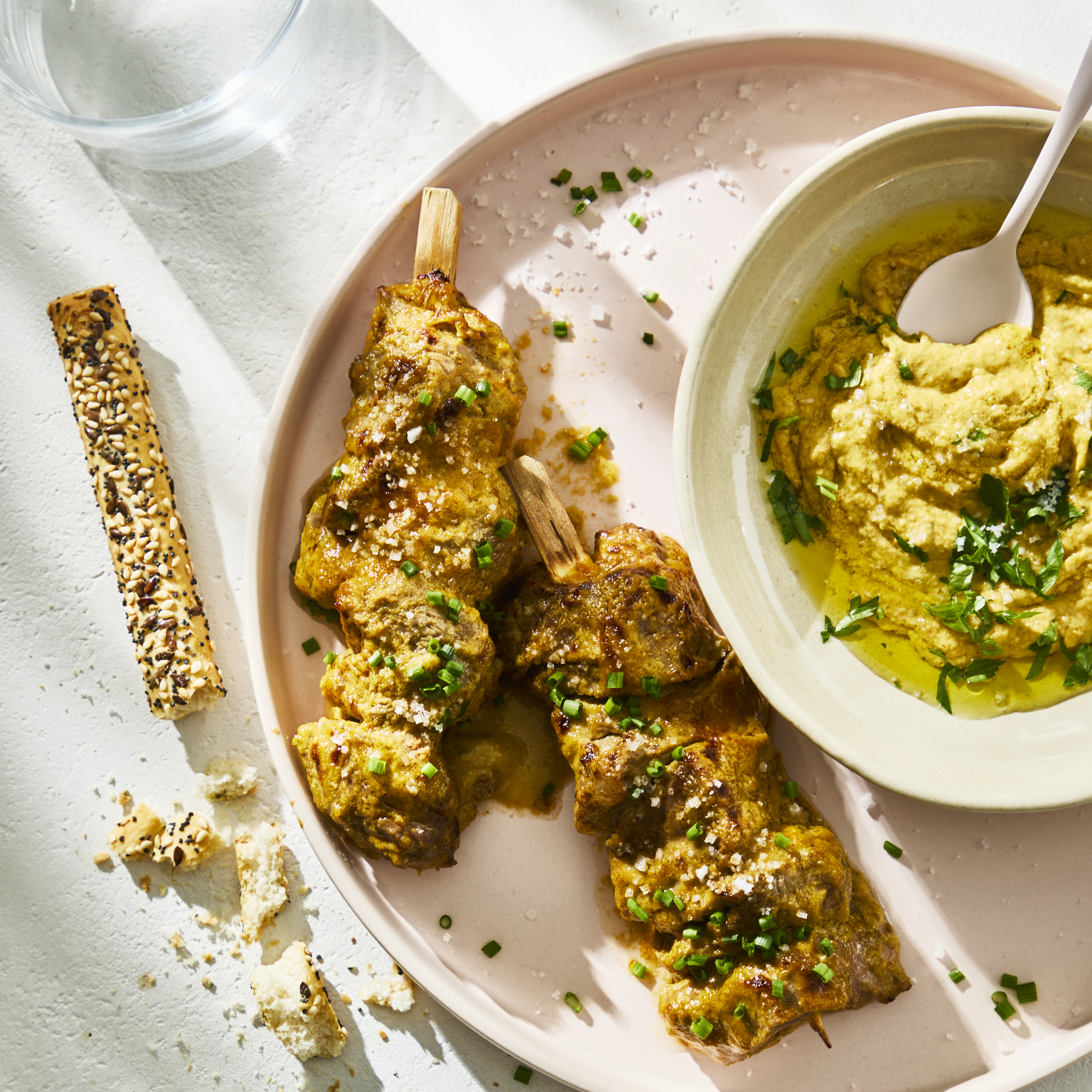 Brochetas de ternera piri-piri
