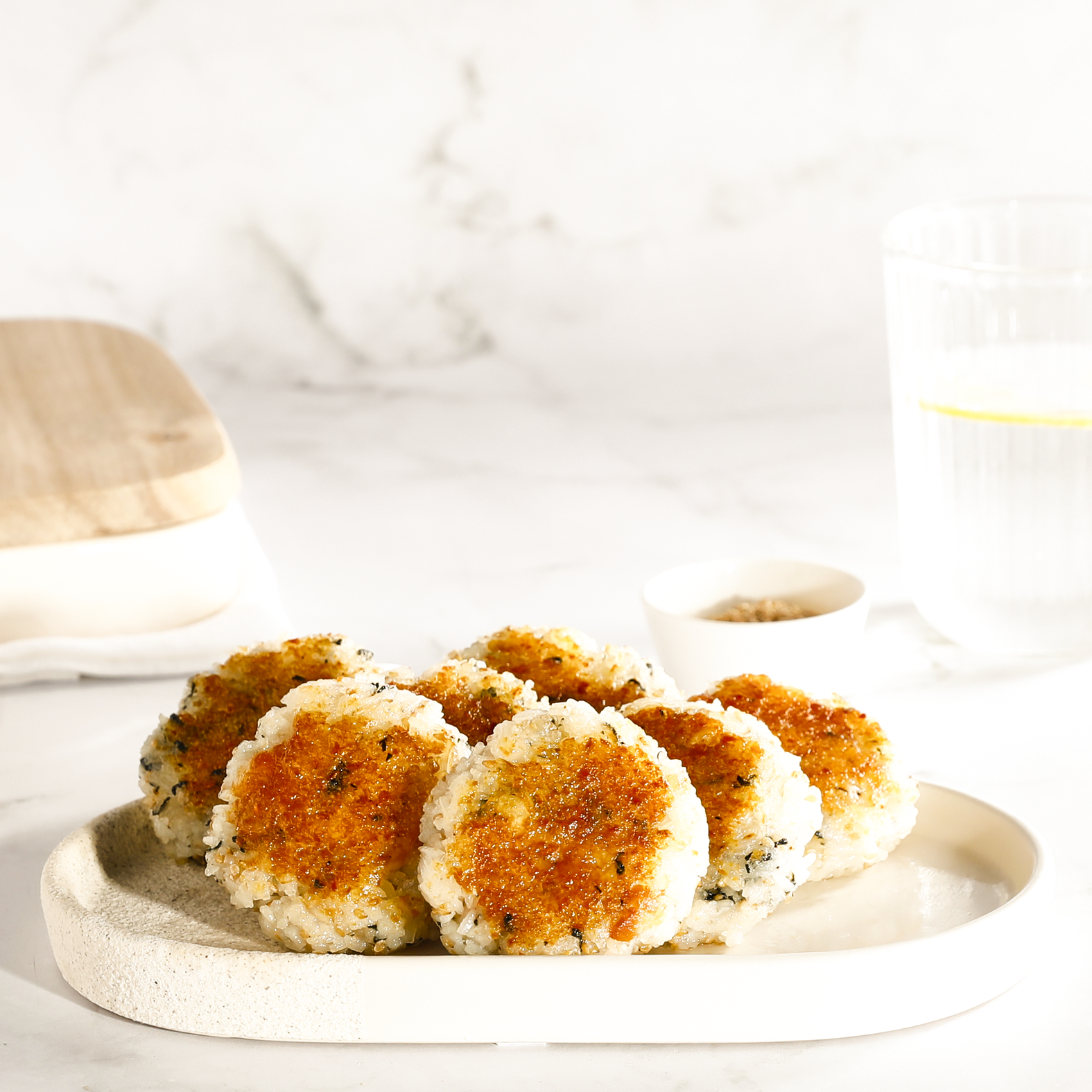 Miso yaki onigiri (gegrillte Reisbällchen)
